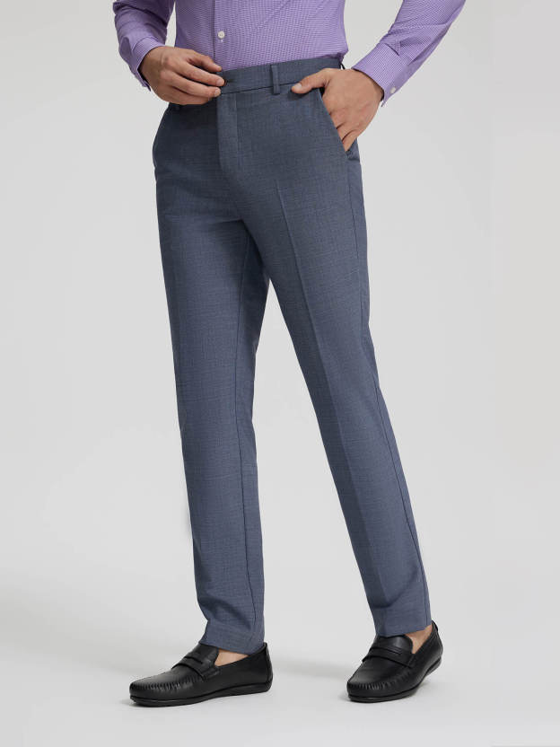 Onyx Gray Wool Stretch Suit Pants-OWN DREAM Shirts