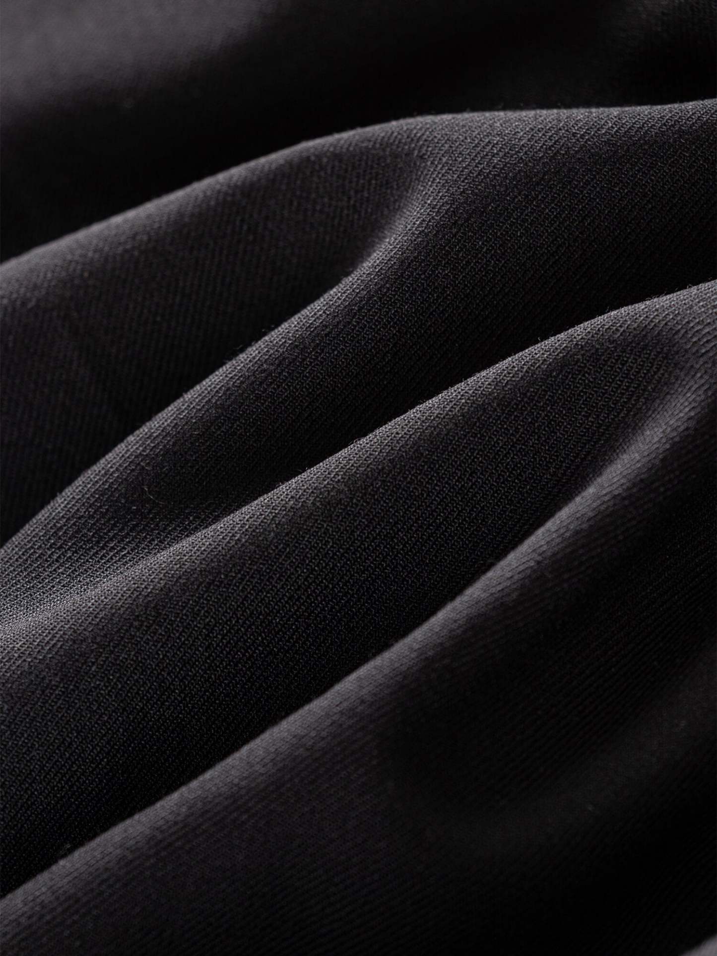 High-Knit Black Wool Stretch Suit Pants-OWN DREAM Shirts