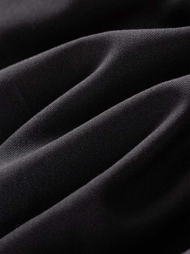 High-Knit Black Wool Stretch Suit Pants-OWN DREAM Shirts