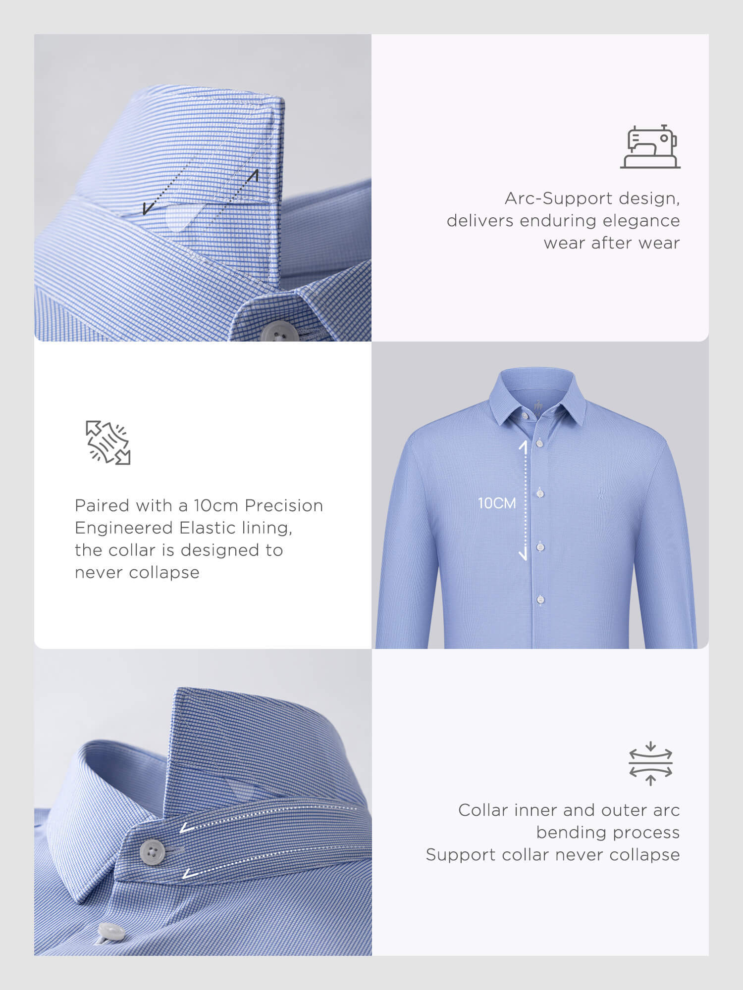 Sapphire Blue High-Stretch Shirt