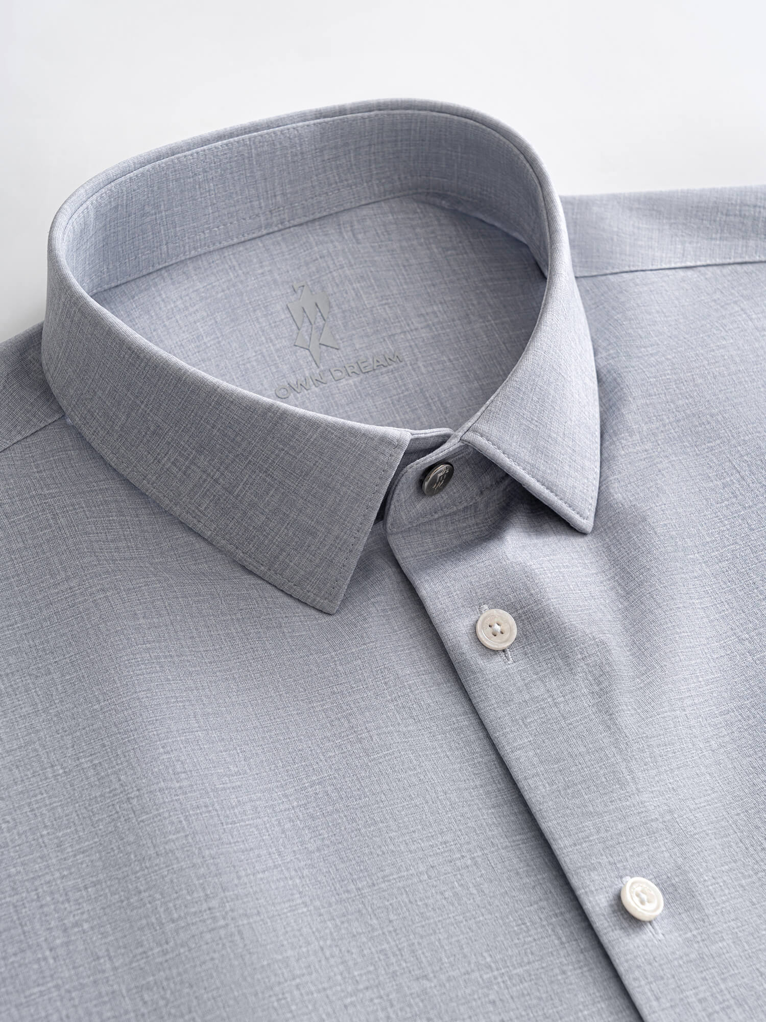 Moonrock Gray High-Stretch Shirt -Own Dream Shirts-Dress Shirts for Men