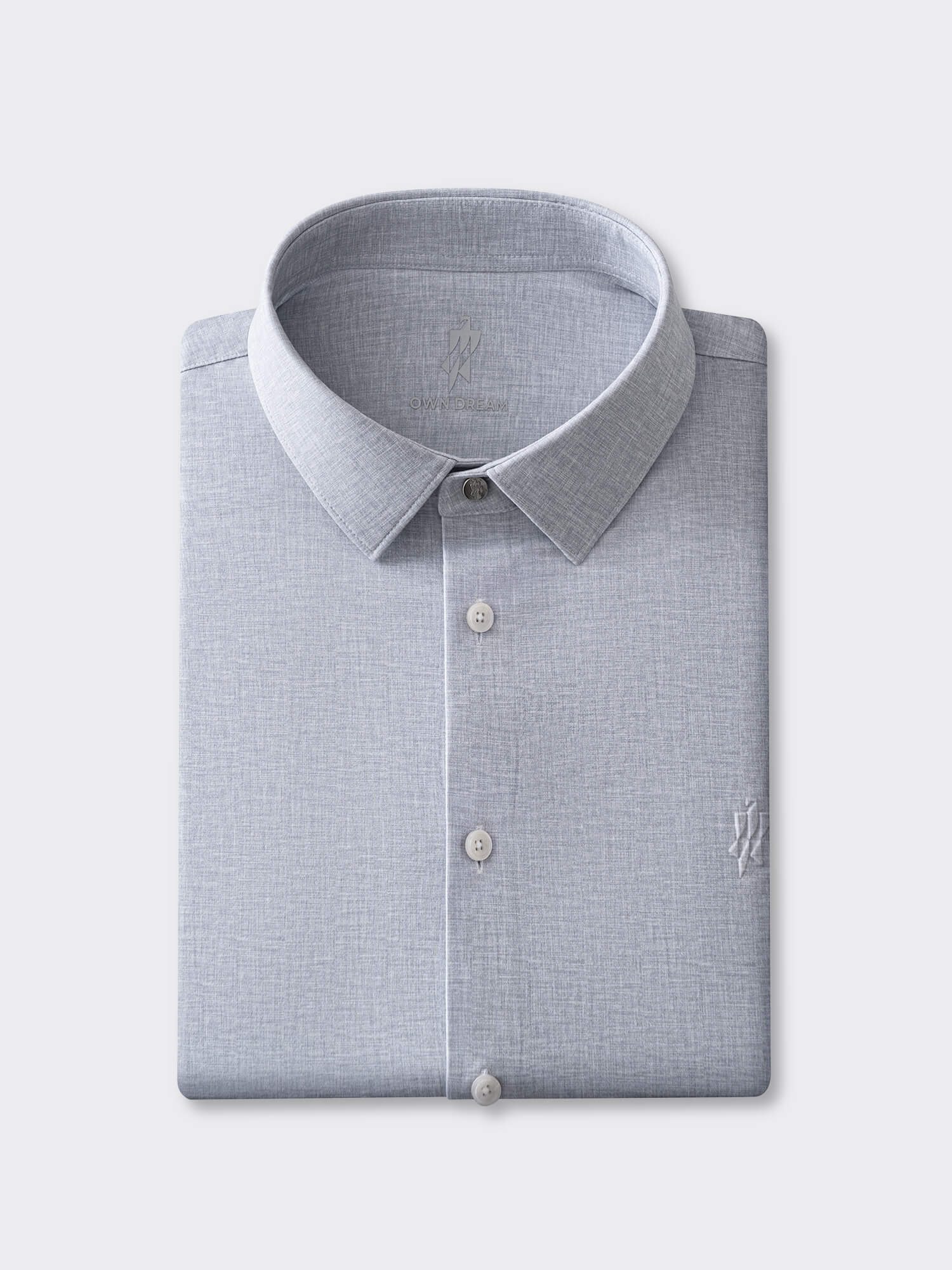 Moonrock Gray High-Stretch Shirt -Own Dream Shirts-Dress Shirts for Men