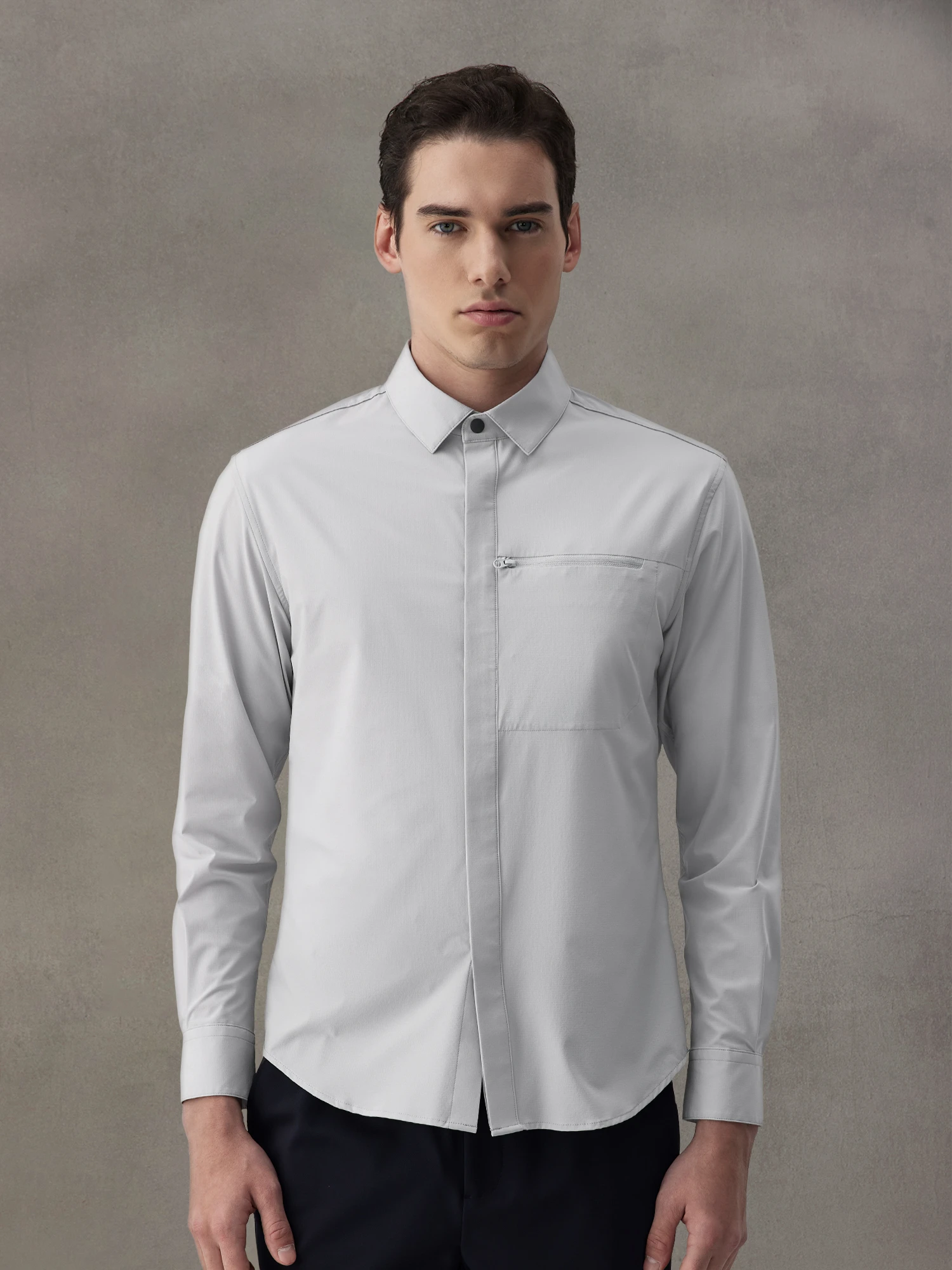 Titanium Gray Stretch Shirt