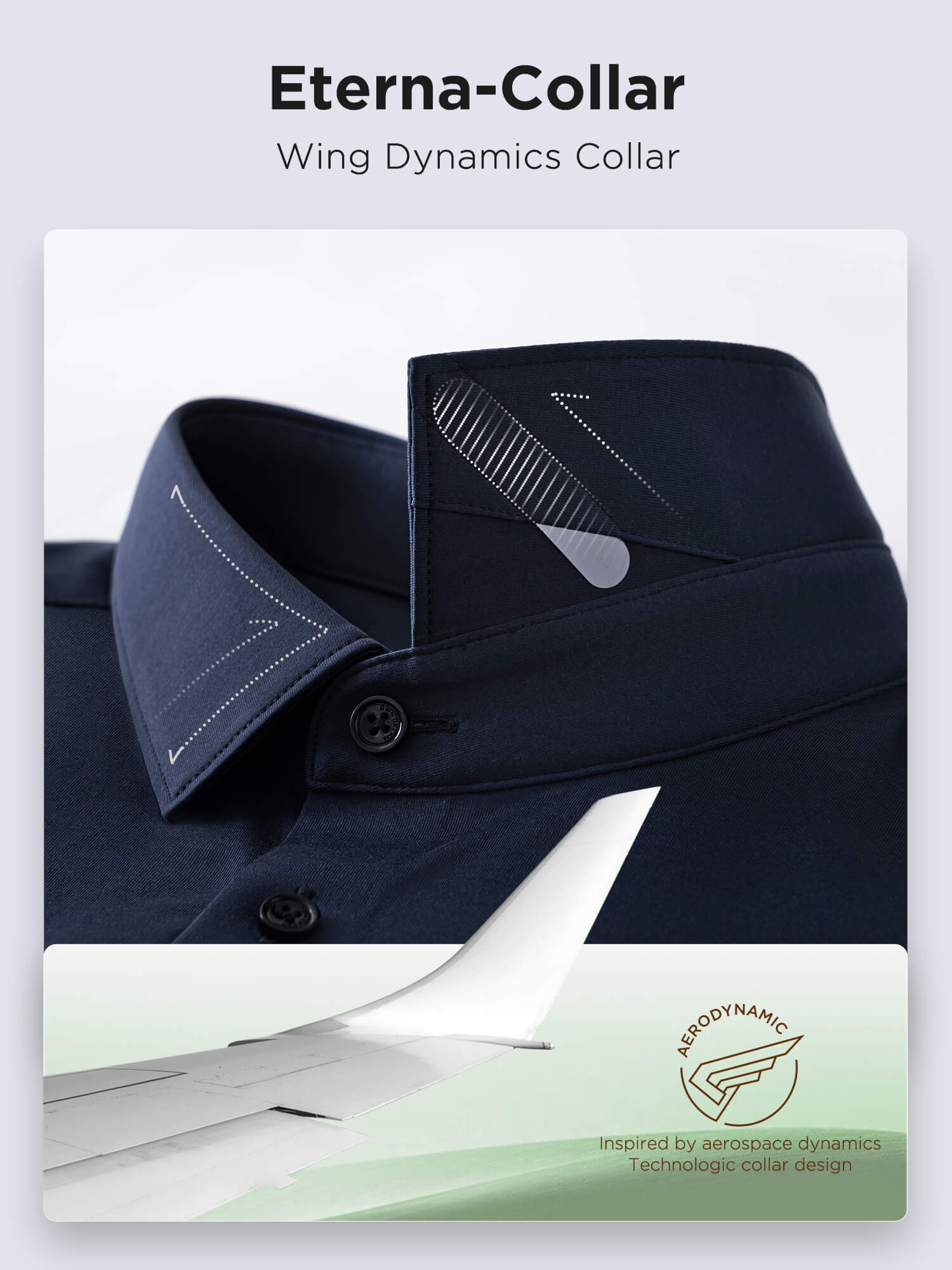 Jade J30 Sapphire High-Stretch Shirt-Own Dream Shirts-Dress Shirts for Men