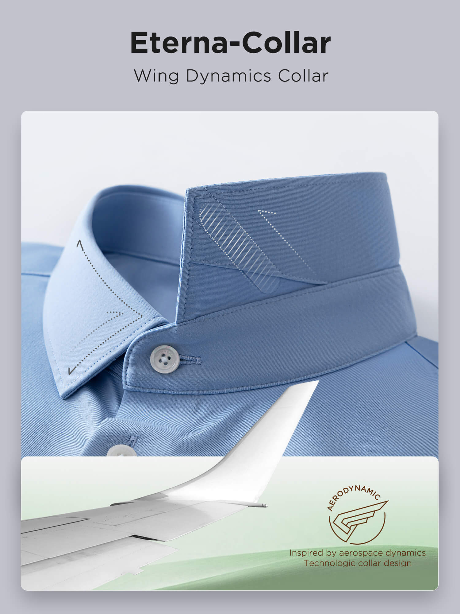 Jade J30 Twilight Blue High-Stretch Shirt-Own Dream Shirts-Dress Shirts for Men