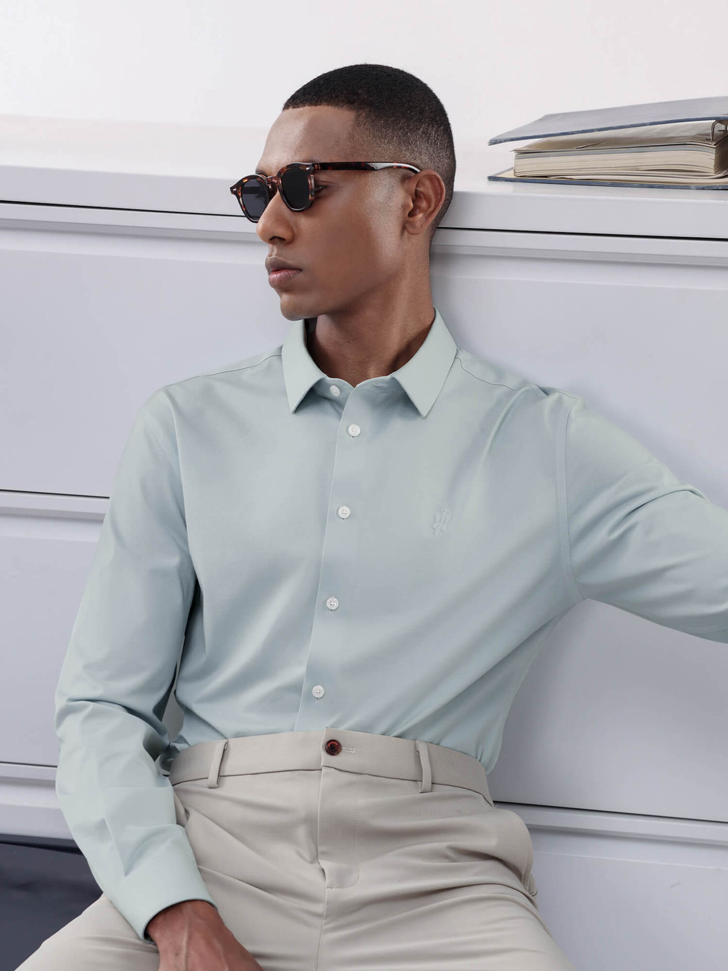 Jade J30 Mist Jade High-Stretch Shirt