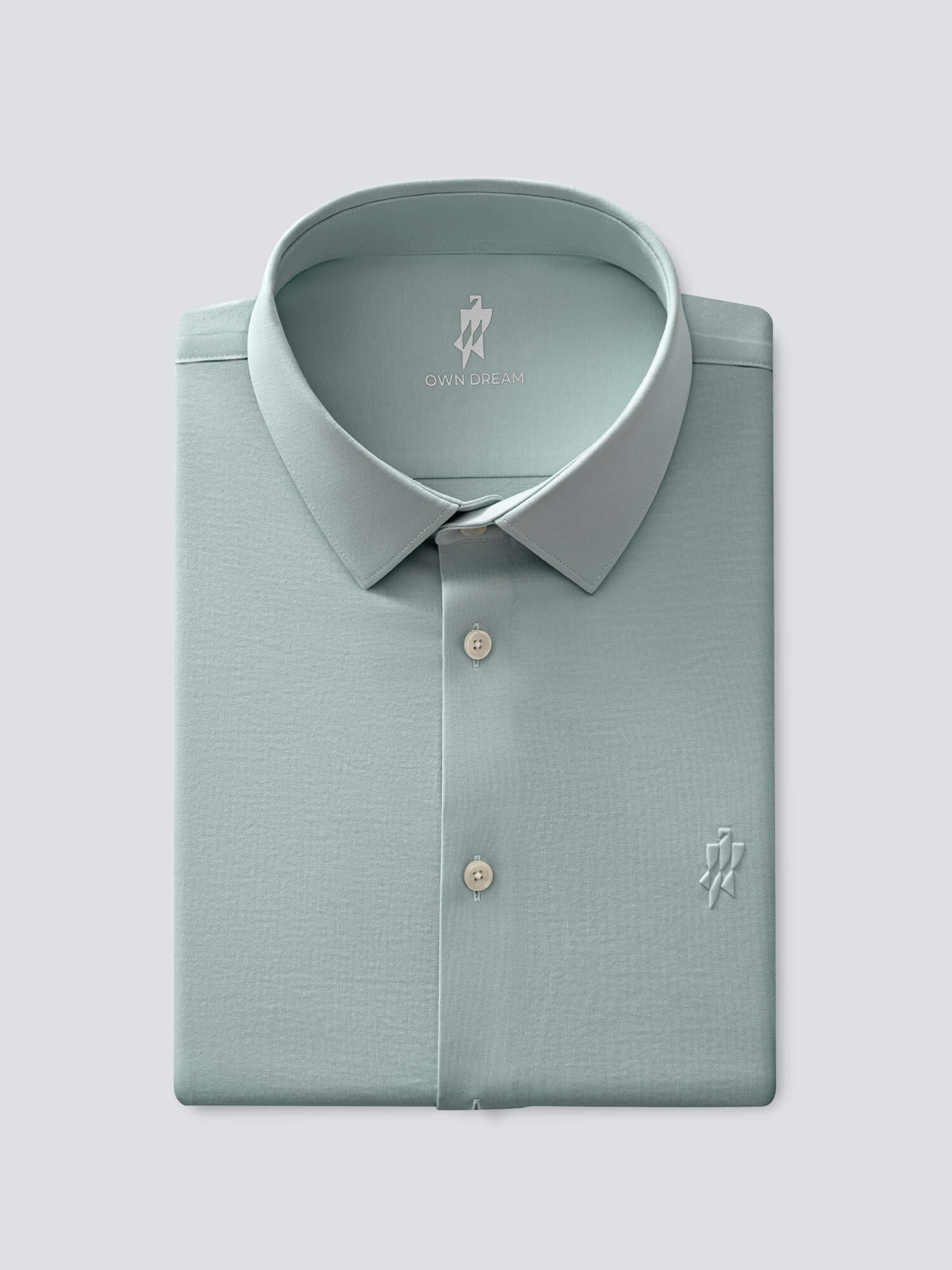 Jade J30 Mist Jade High-Stretch Shirt-Own Dream Shirts-Dress Shirts for Men