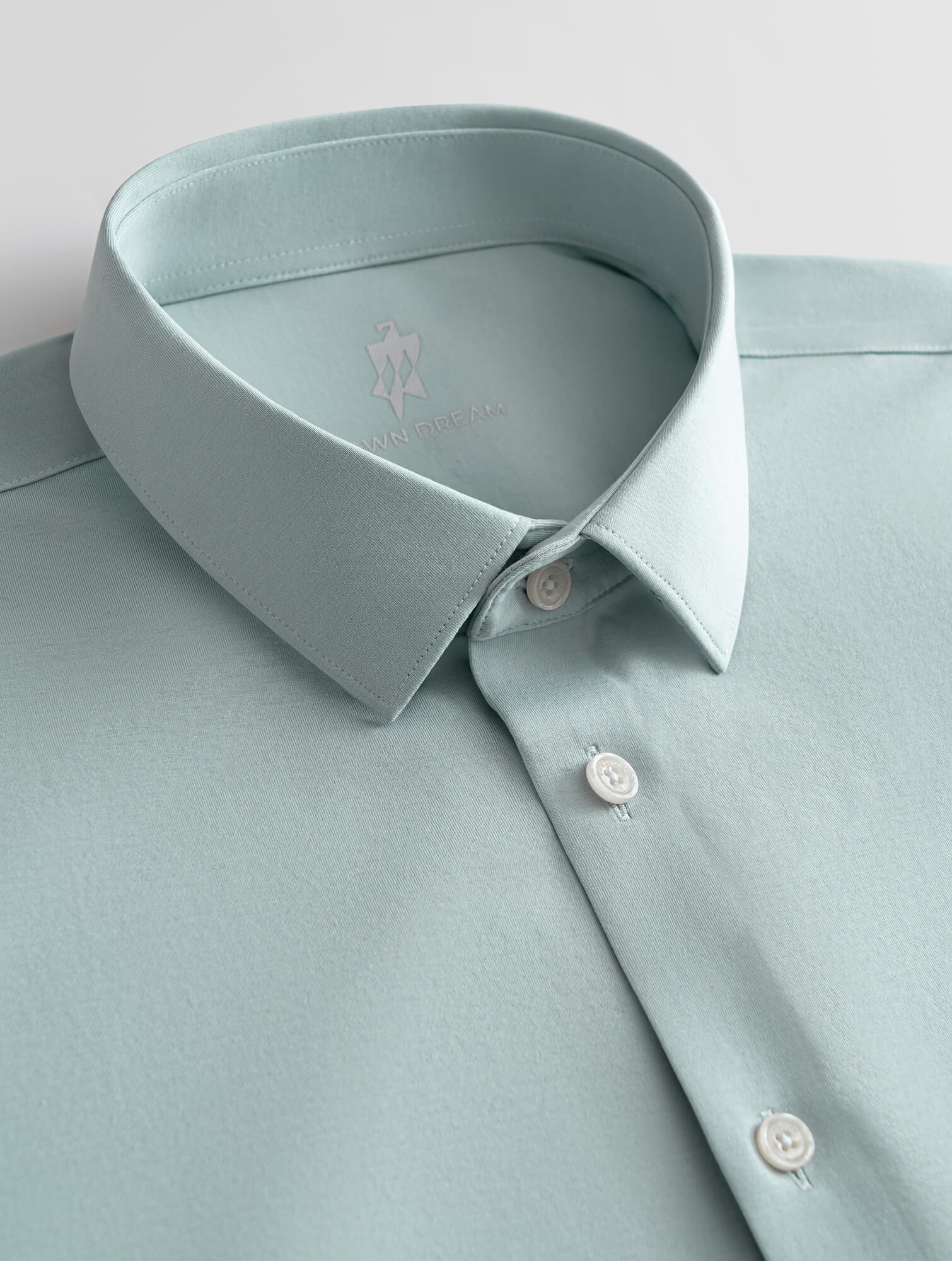 Jade J30 Mist Jade High-Stretch Shirt-Own Dream Shirts-Dress Shirts for Men