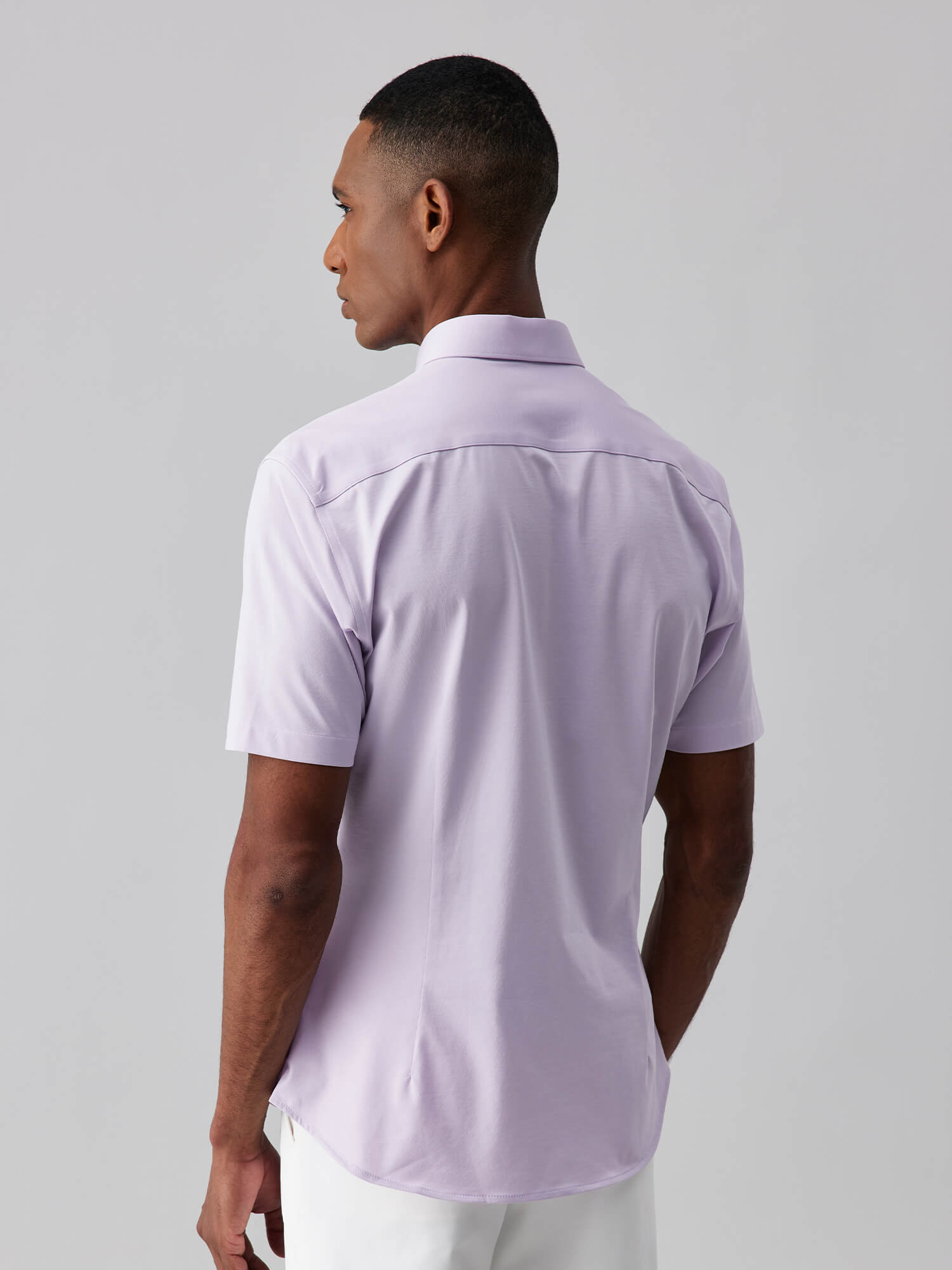Jade J30 Royal Violet High-Stretch Short-Sleeve Shirt