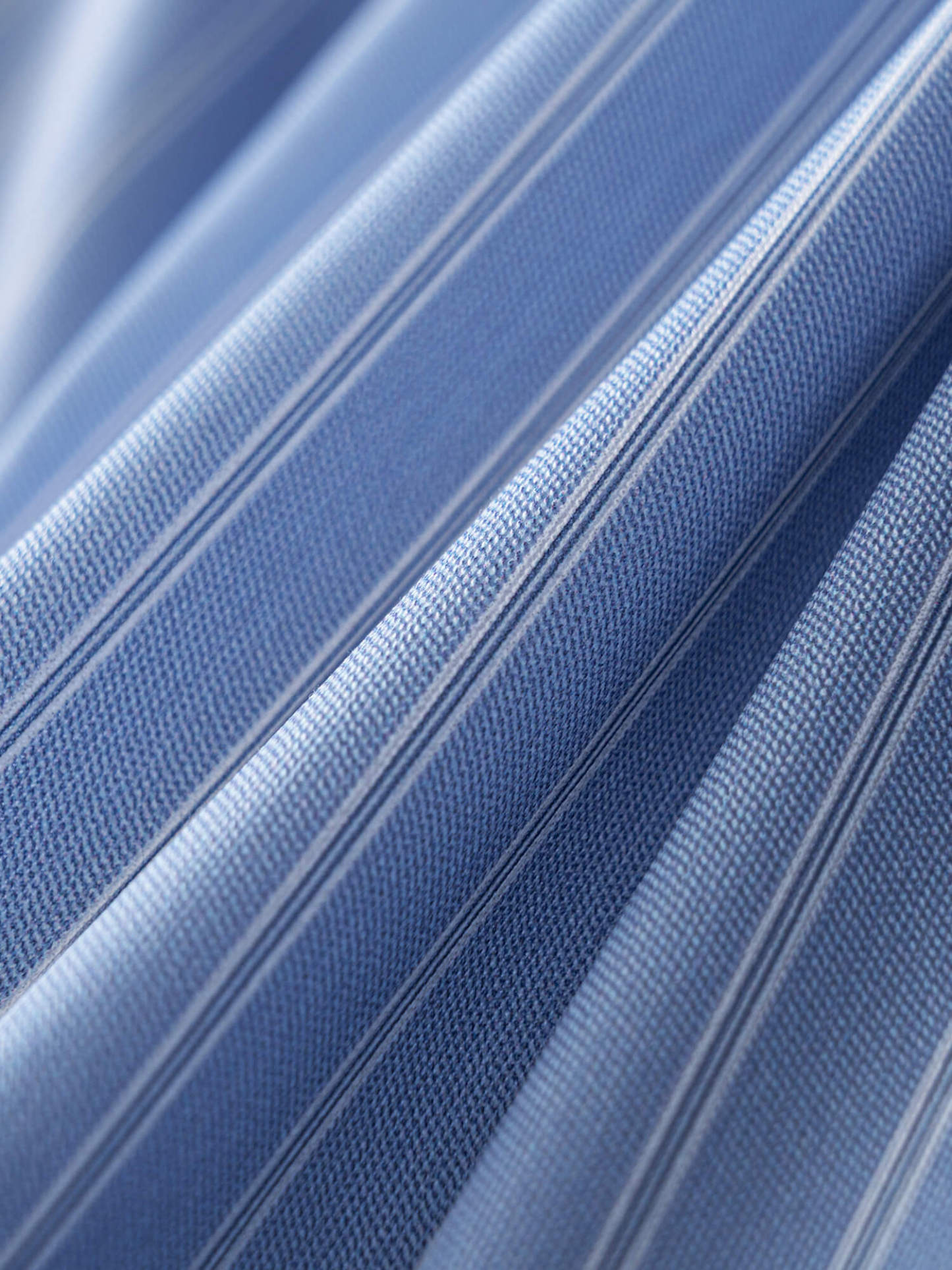 Blue Striped Silk High-Stretch Shirt