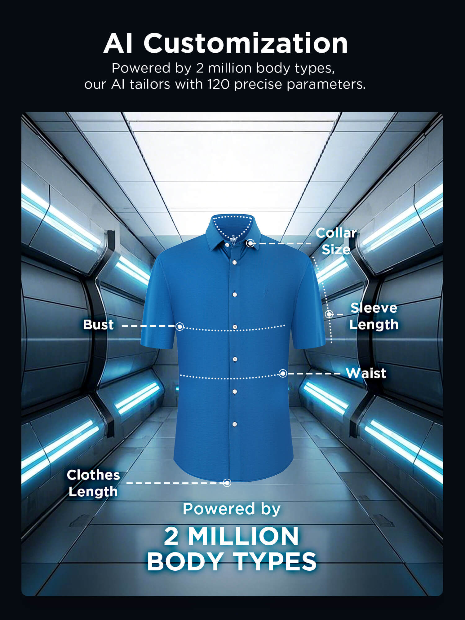 Jade J30 Crystal Blue High-Stretch Short-Sleeve Shirt