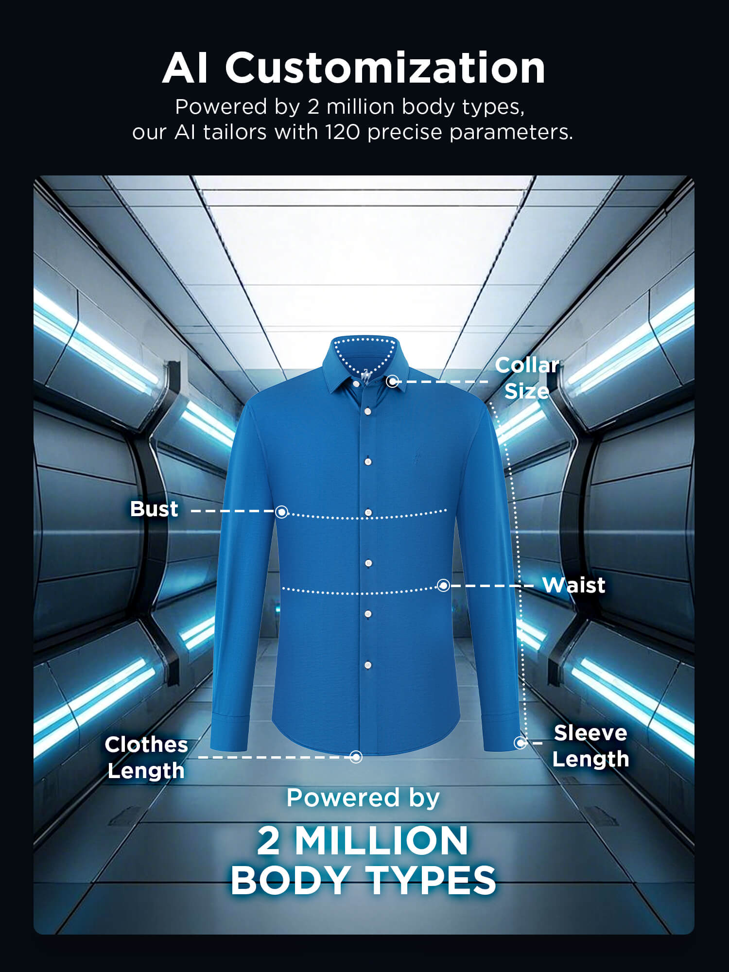 Jade J30 Crystal Blue High-Stretch Shirt