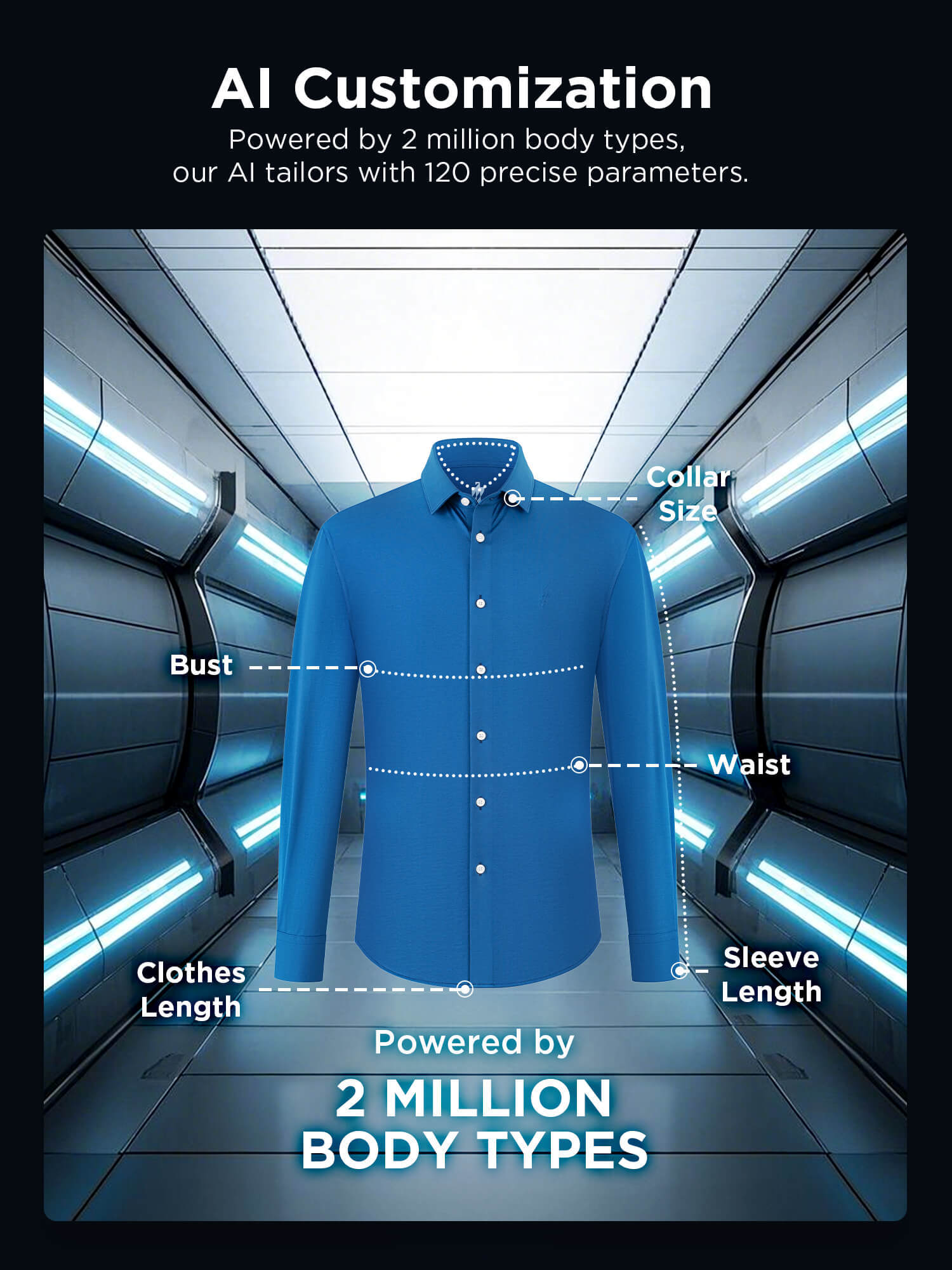 Jade J30 Crystal Blue High-Stretch Shirt