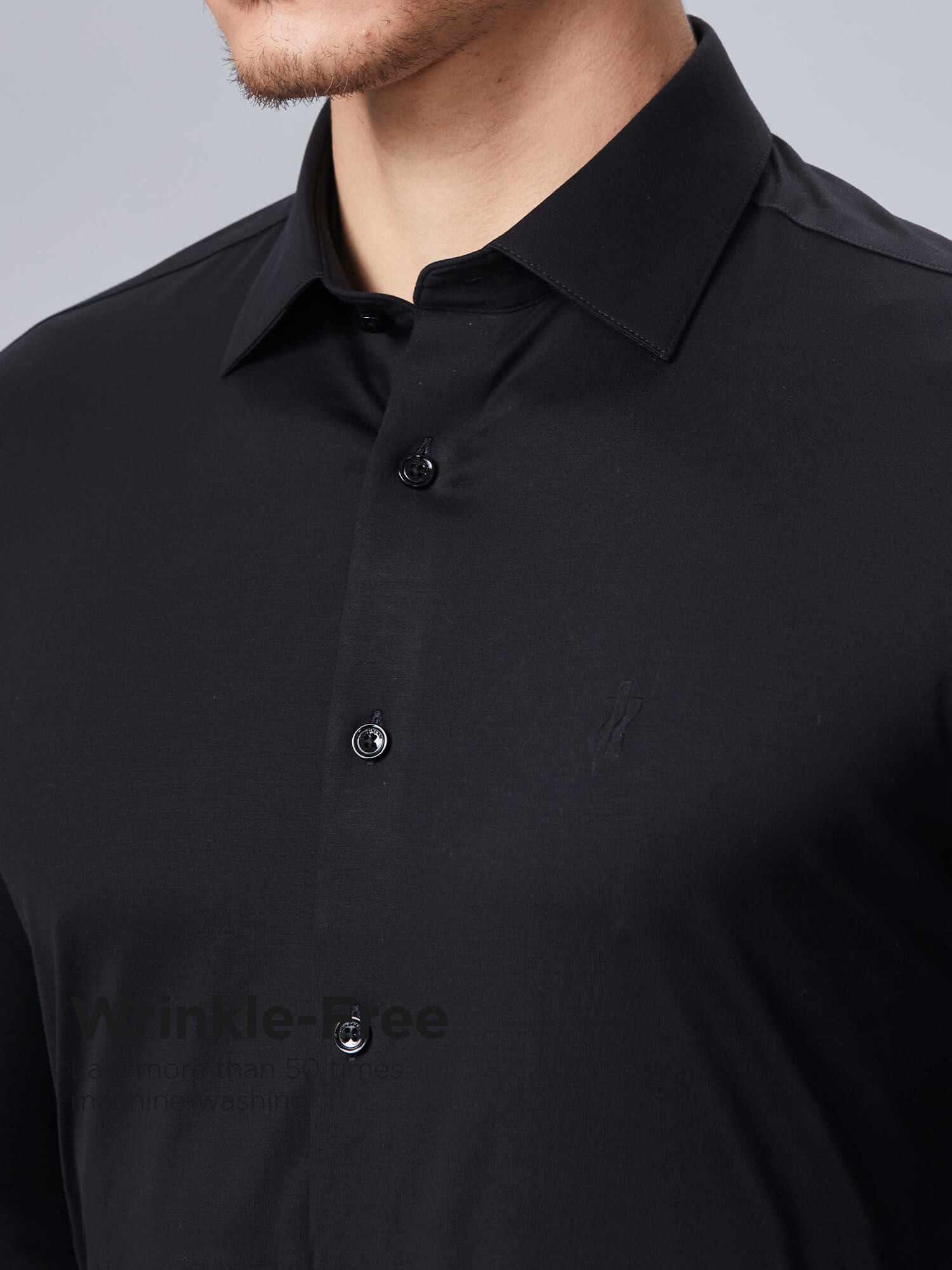 Jade J30 Onyx Black High-Stretch Shirt