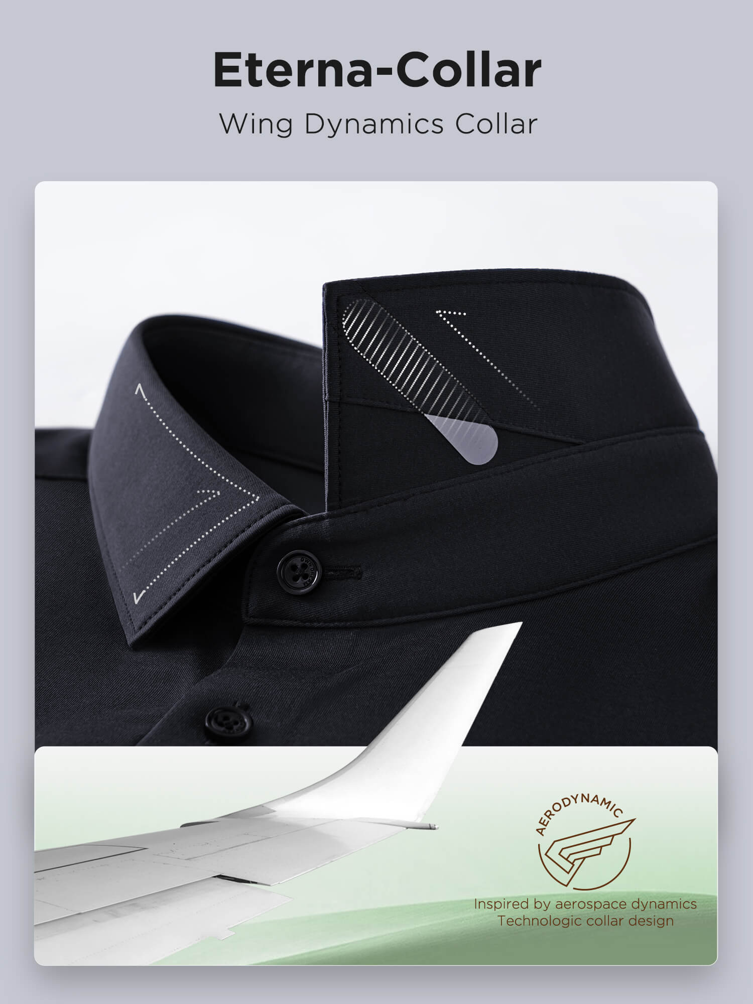Jade J30 Onyx Black High-Stretch Shirt