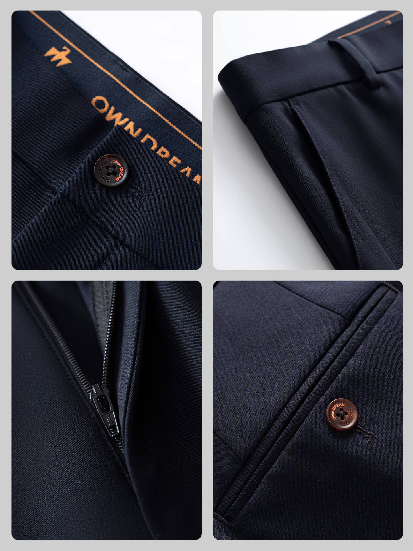 Abyssal Black High-Stretch Pants