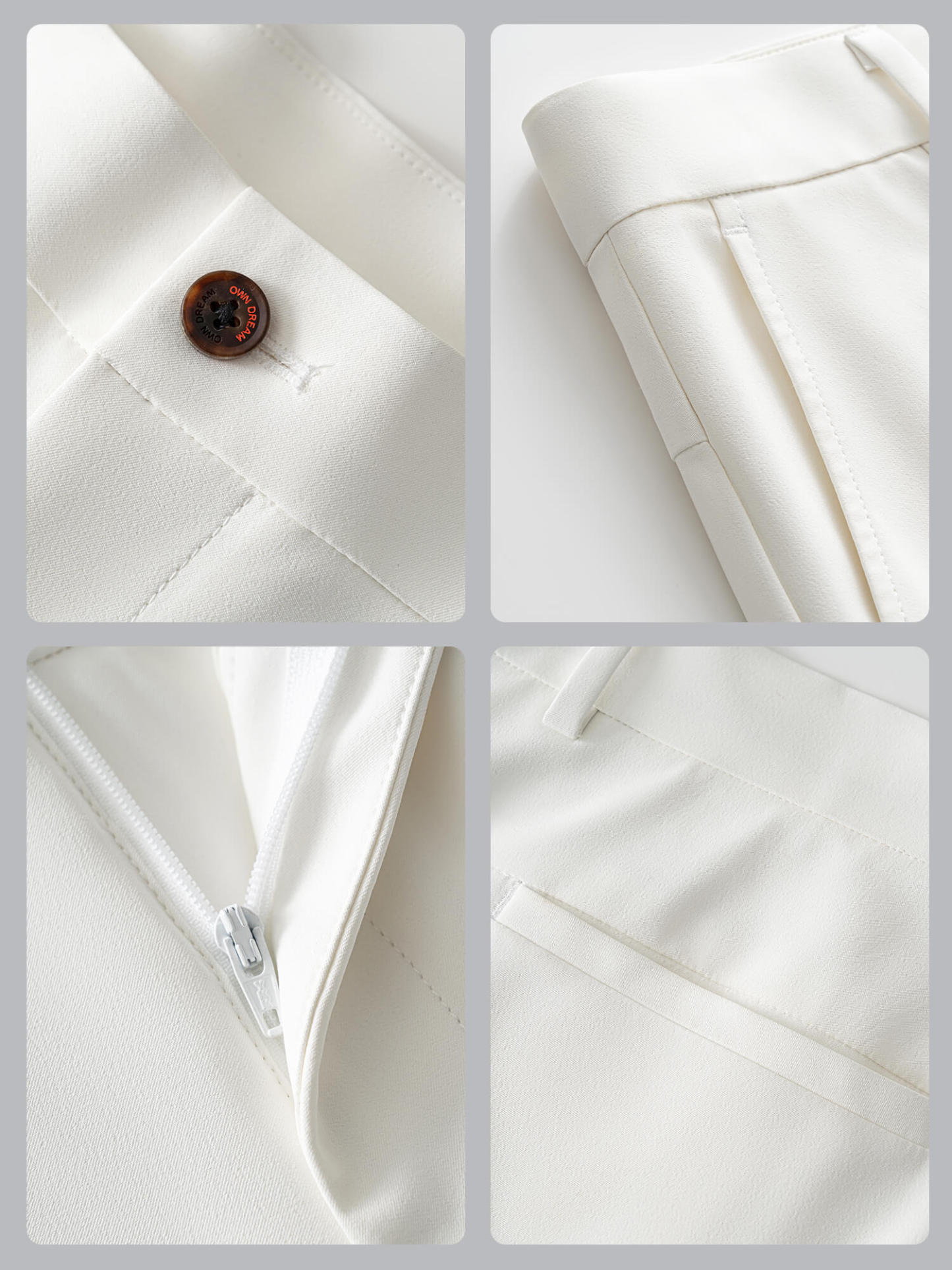 Golf Series Cliff White High-Stretch Pants
