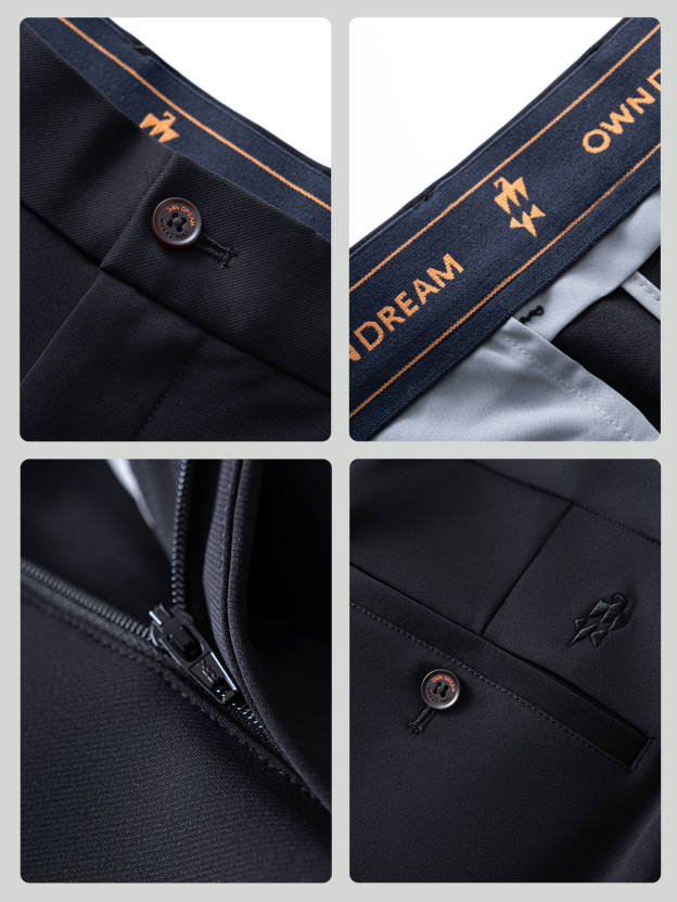 Reef Black Stretch Casual Pants