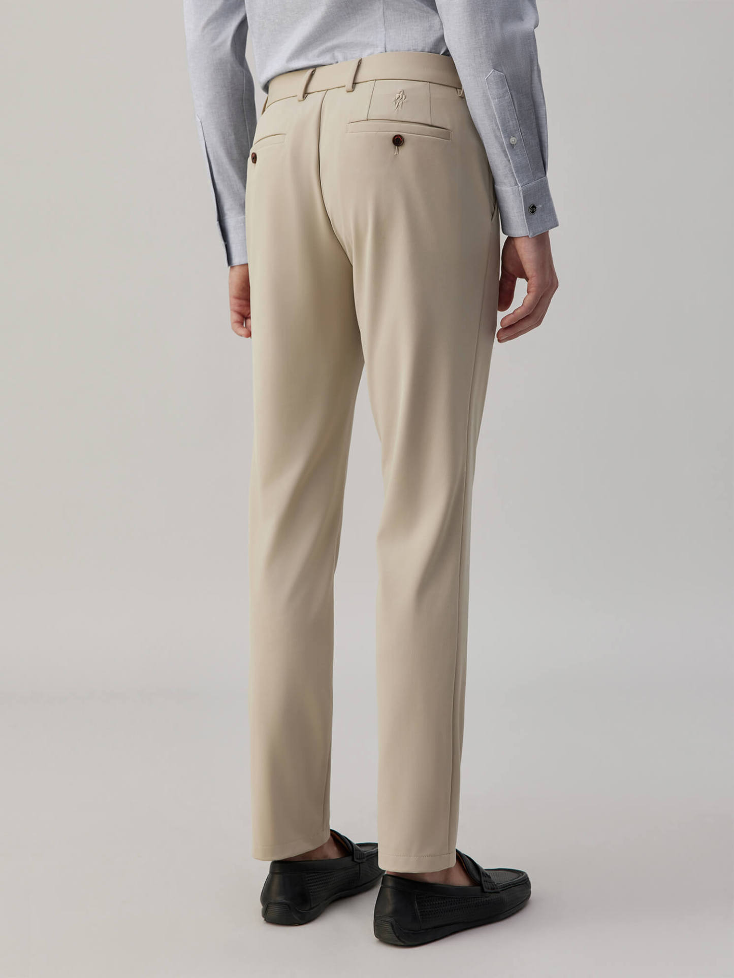 Summer Khaki High-Stretch Pants