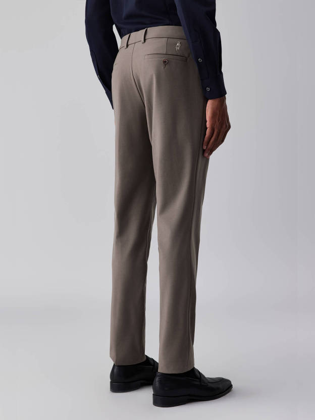 Espresso Silk High-Stretch Pants