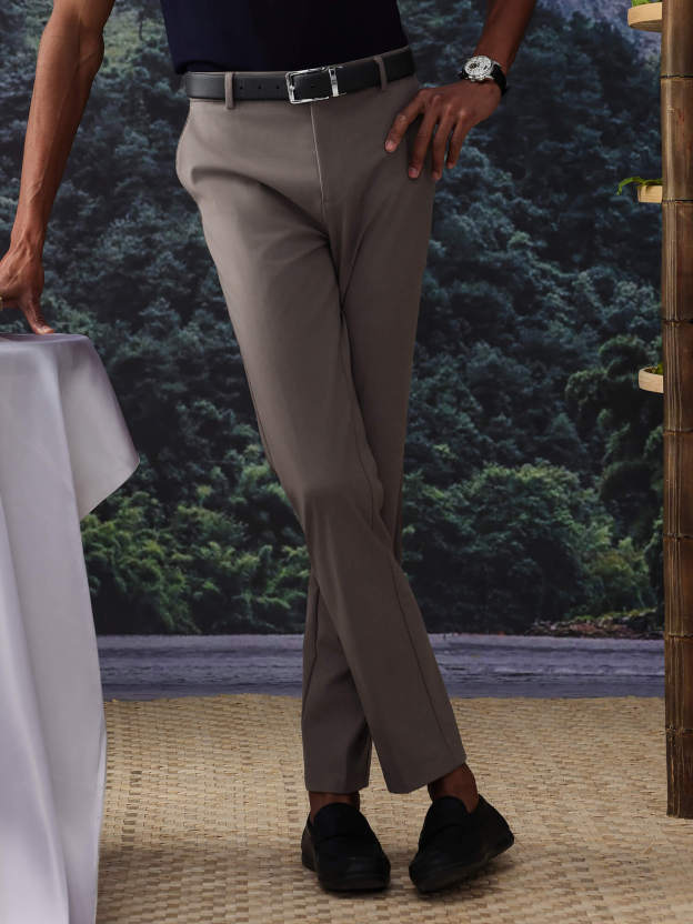 Espresso Silk High-Stretch Pants
