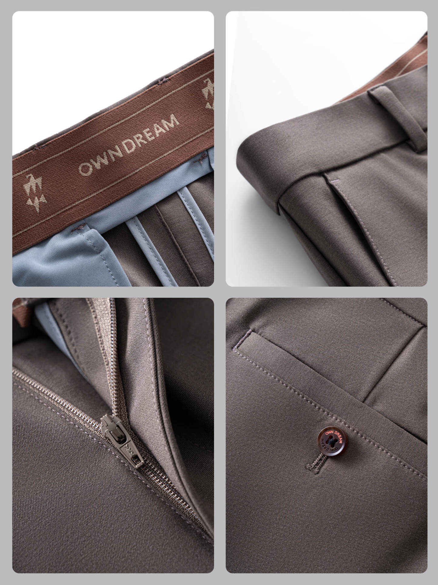 Espresso Silk High-Stretch Pants