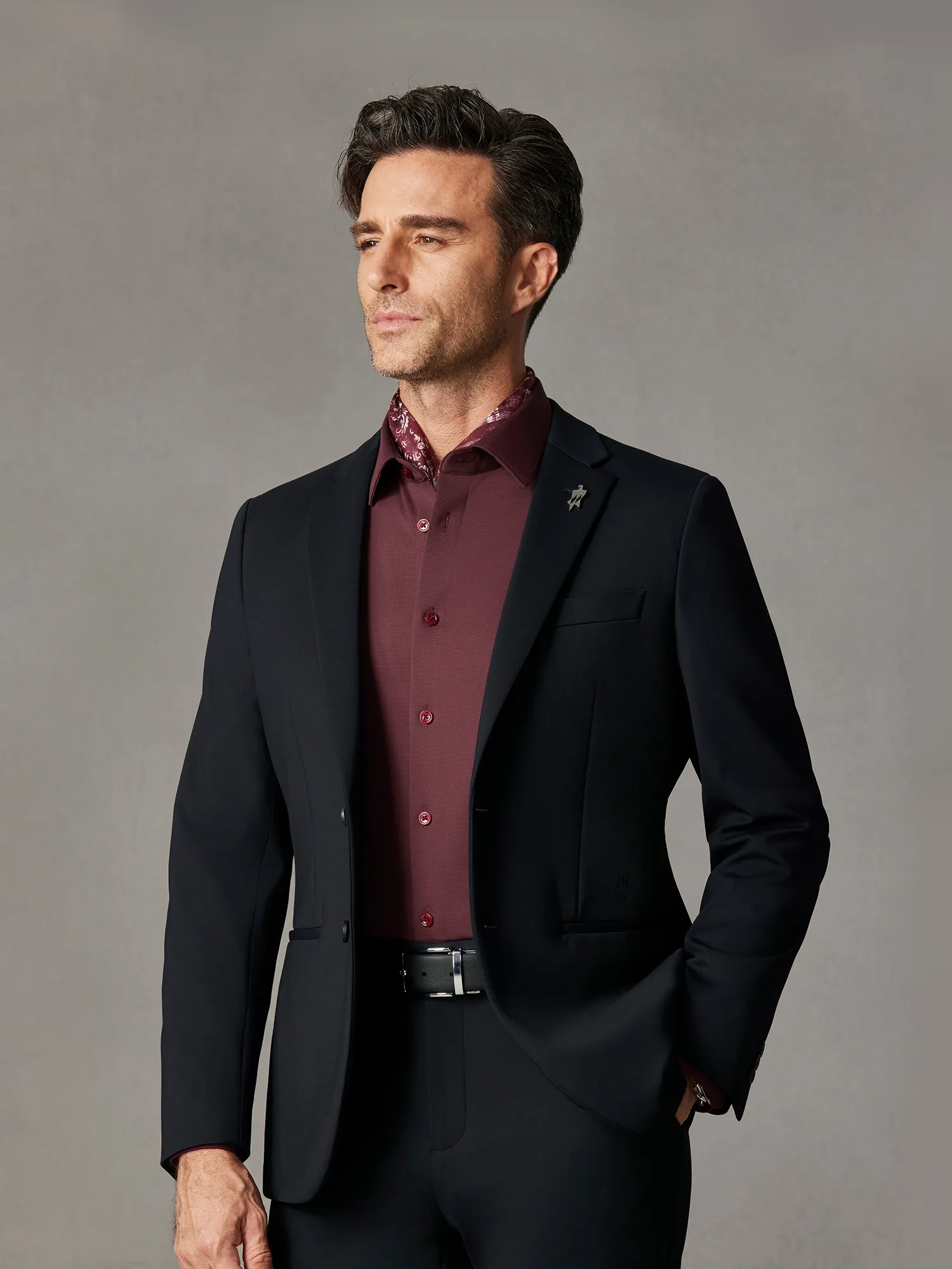 WarmTech Max Deep Navy Stretch Blazer