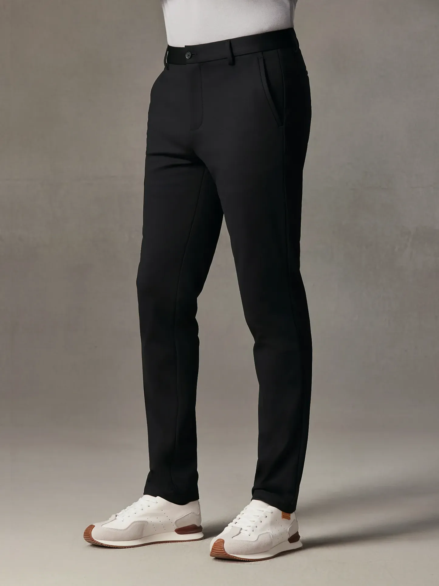Carbon Black Stretch Pants