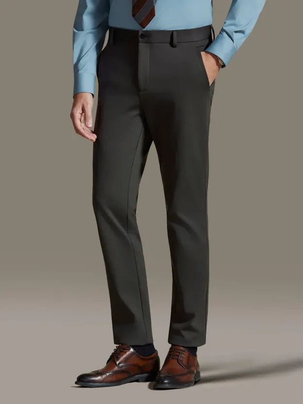 Stone Mocha Stretch Pants