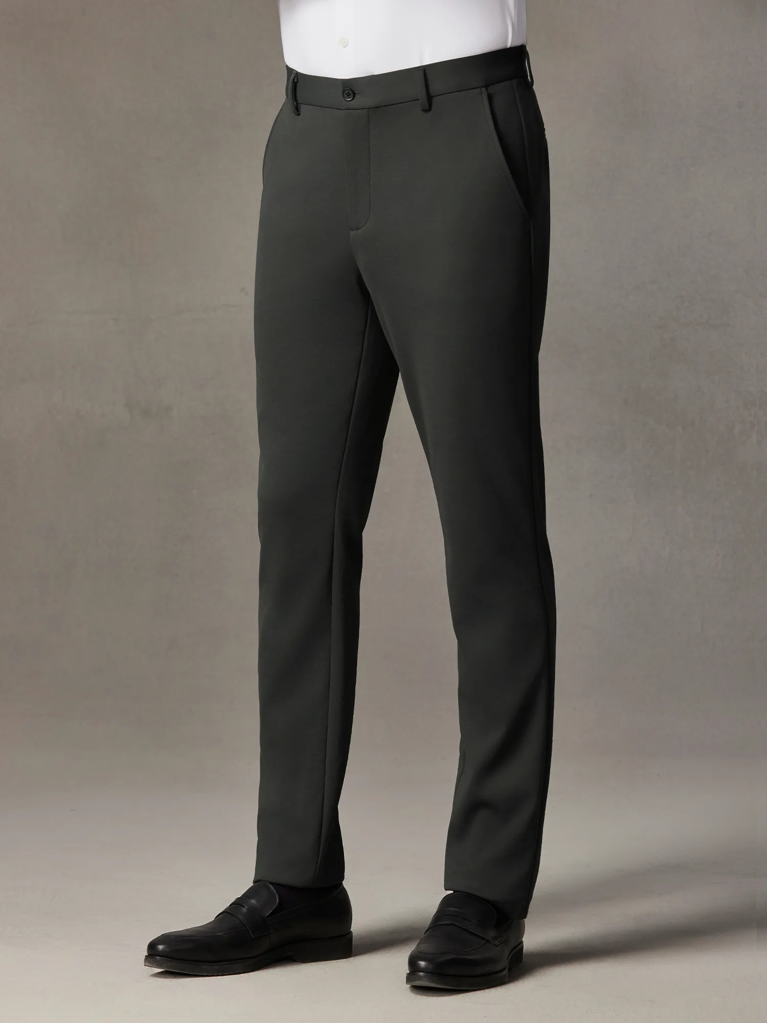 WarmTech Max Olive Gray Cashmere Stretch Pants