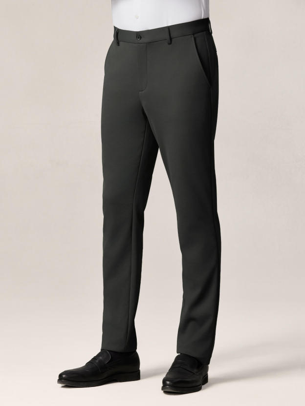 WarmTech Max Olive Gray Cashmere Stretch Pants