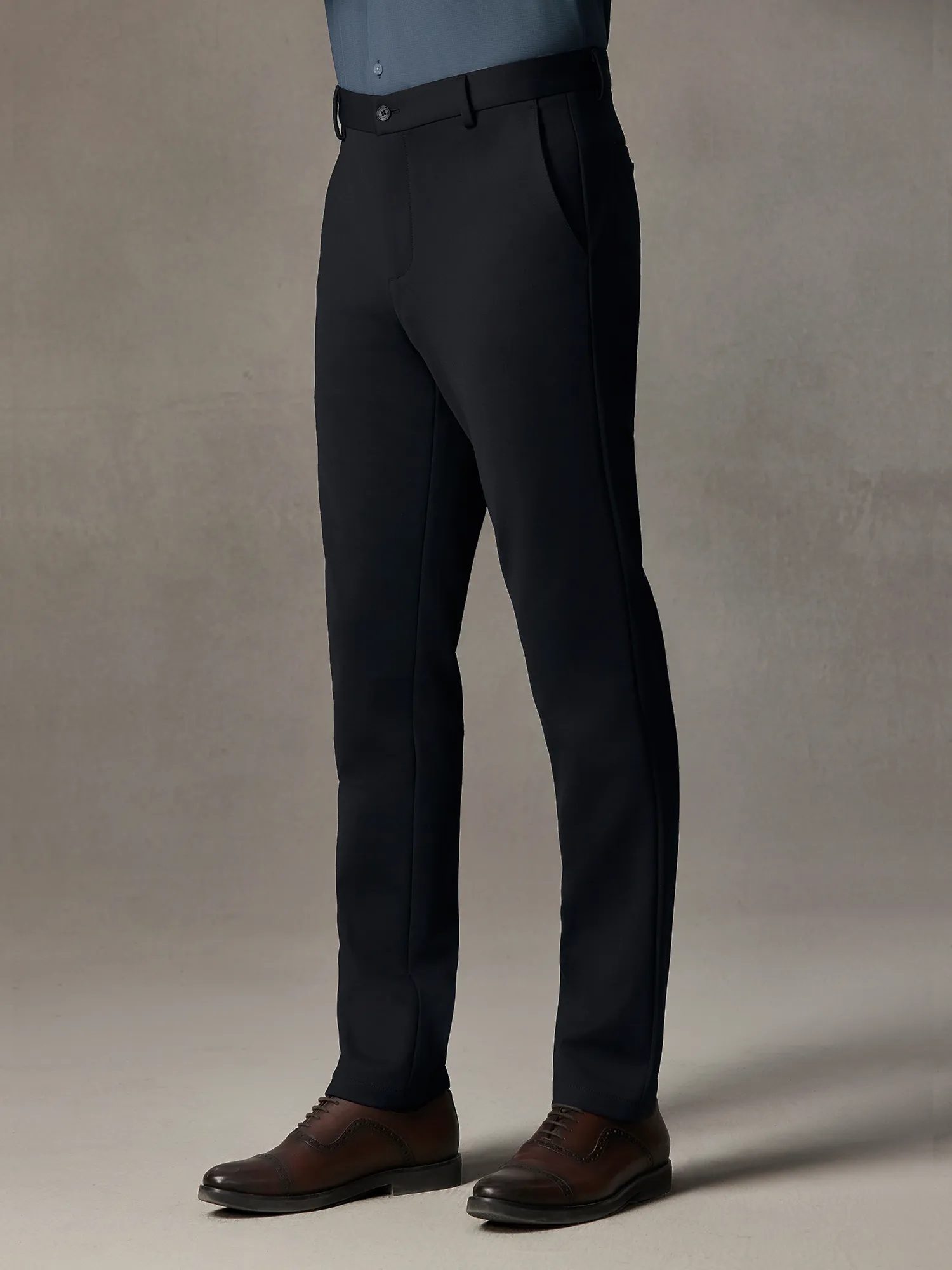 Midnight Navy High-Stretch Pants
