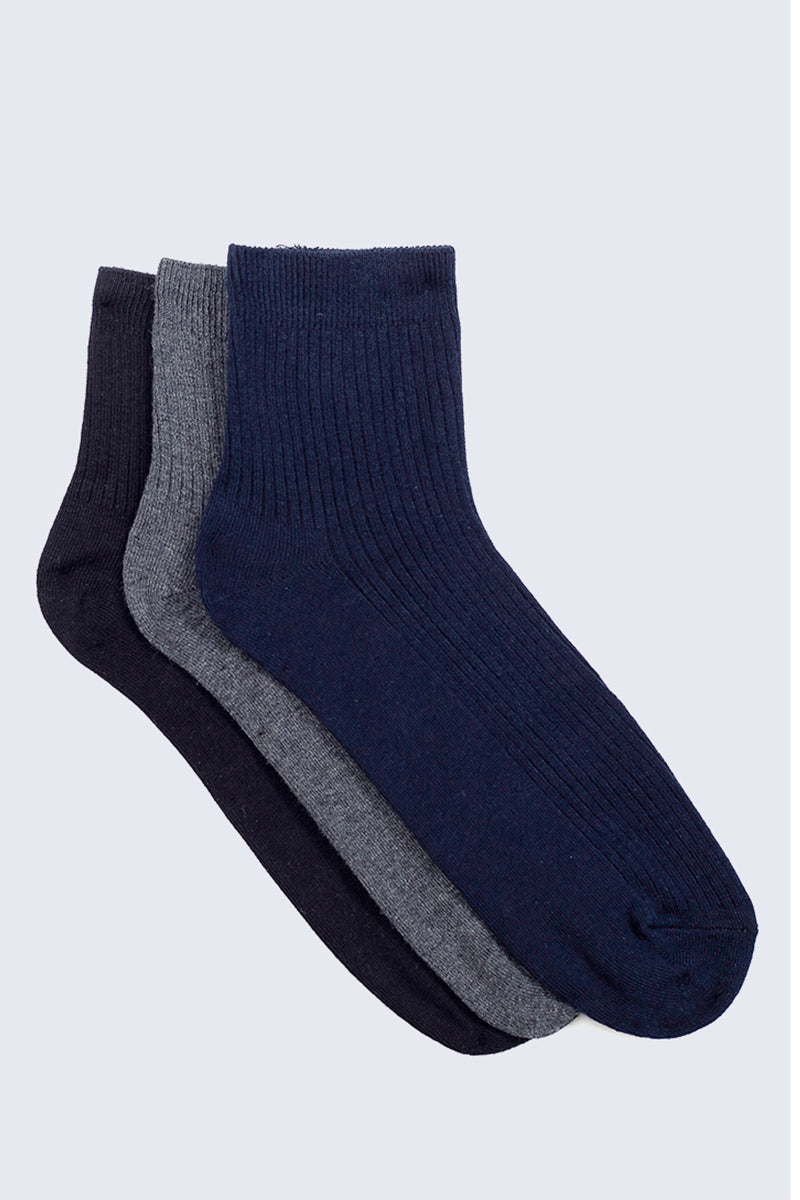 Solid Color Mid-Calf Socks-Own Dream Shirts-Dress Shirts for Men