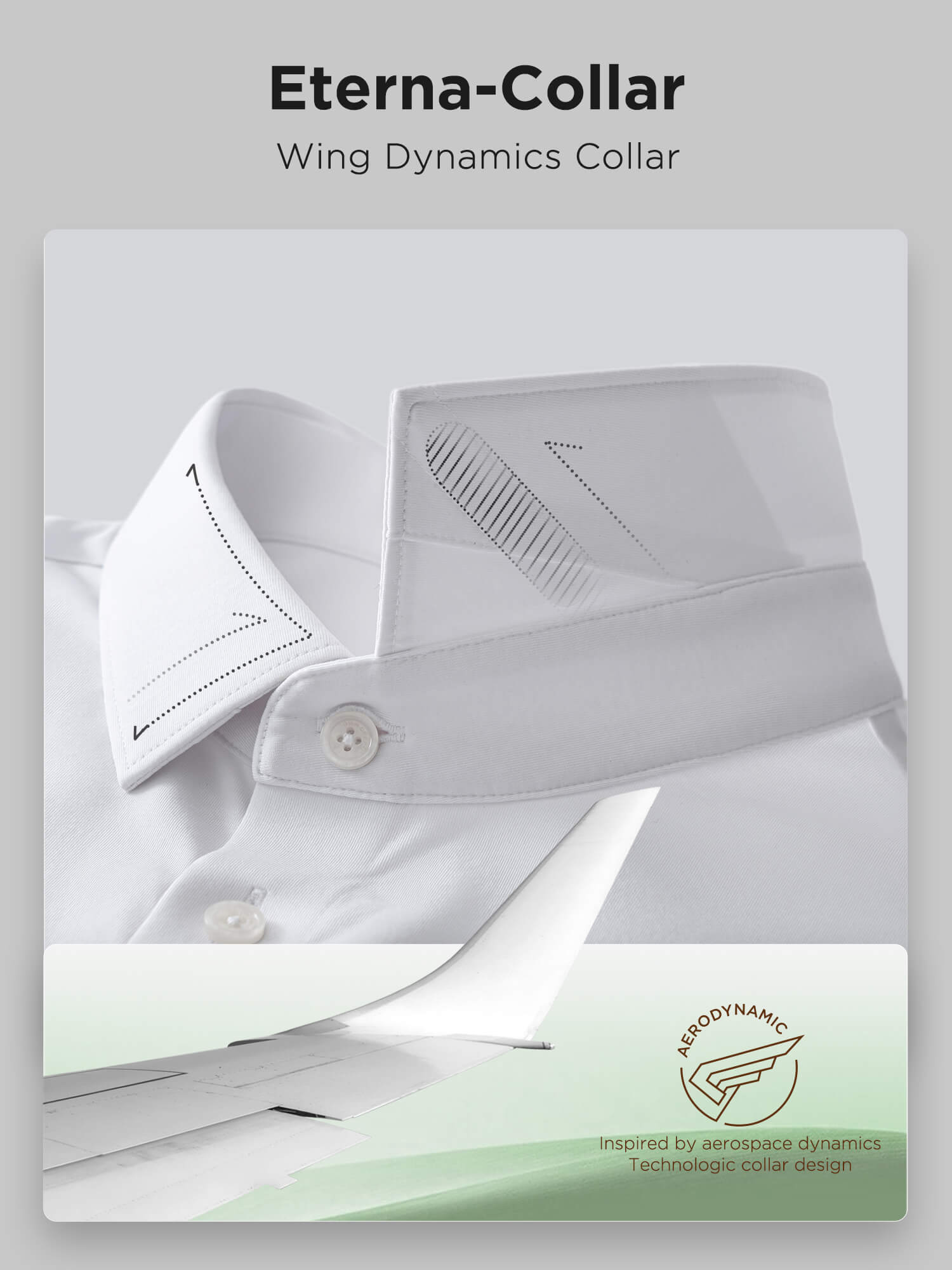 S50 Alpine Snow White Silk Stretch Shirt-Own Dream Shirts-Dress Shirts for Men