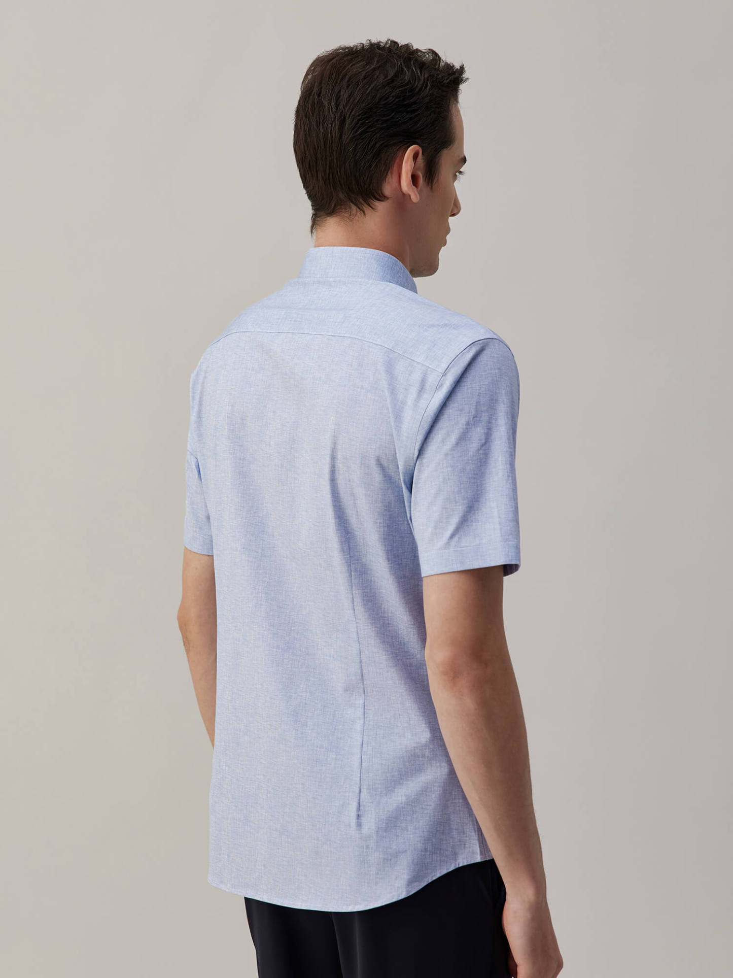 Meridian Gray High-Stretch Stort-Sleeve Shirt