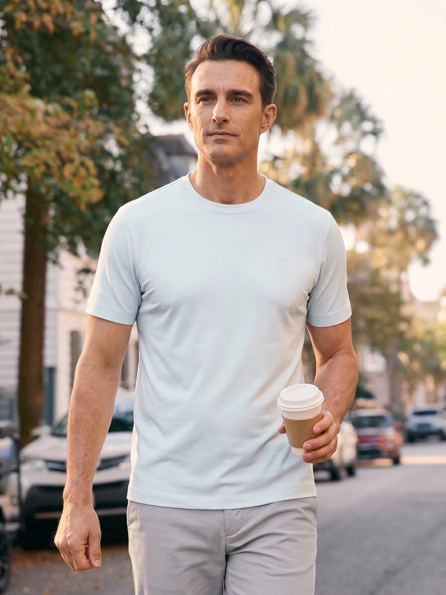 Sage Green Stretch Tee