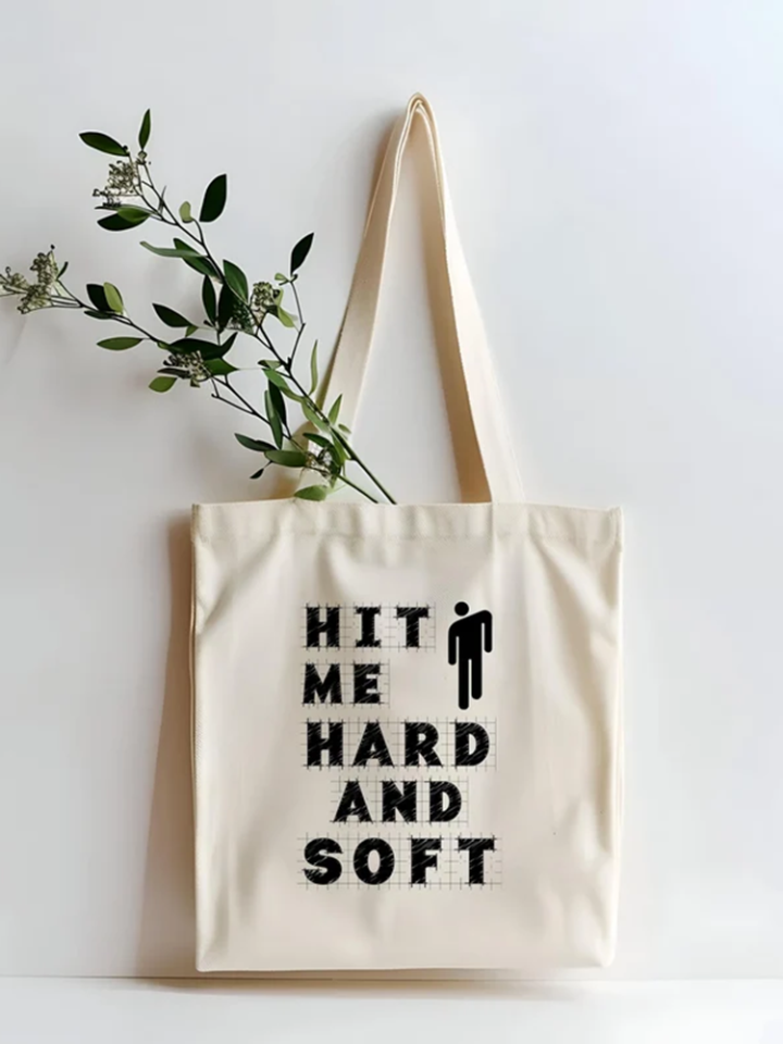 Tour 2024 Hit Me Hard And Soft Bl Music Aesthetic Tote Bag