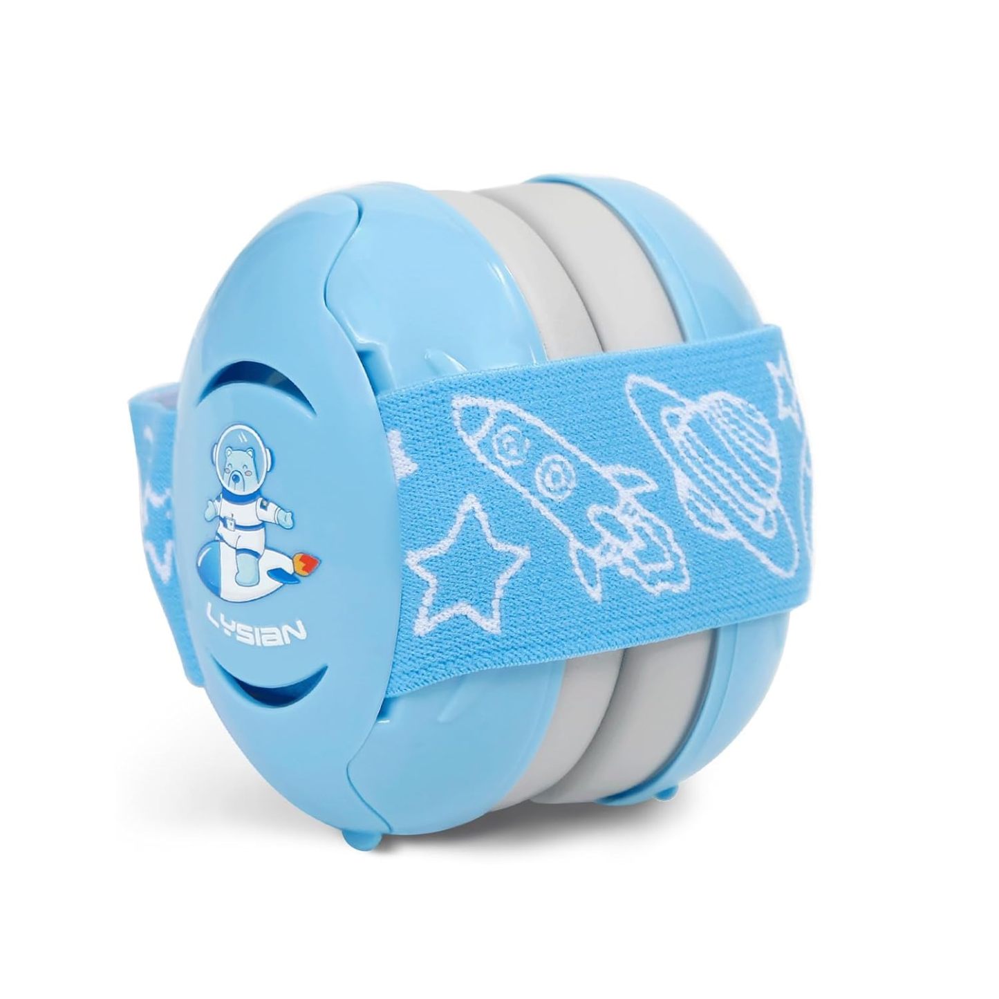 Baby Ear Muffs Noise Blocking for Infants with Elastic Headband，Hearing Protection Earmuffs for Sleep, Travel