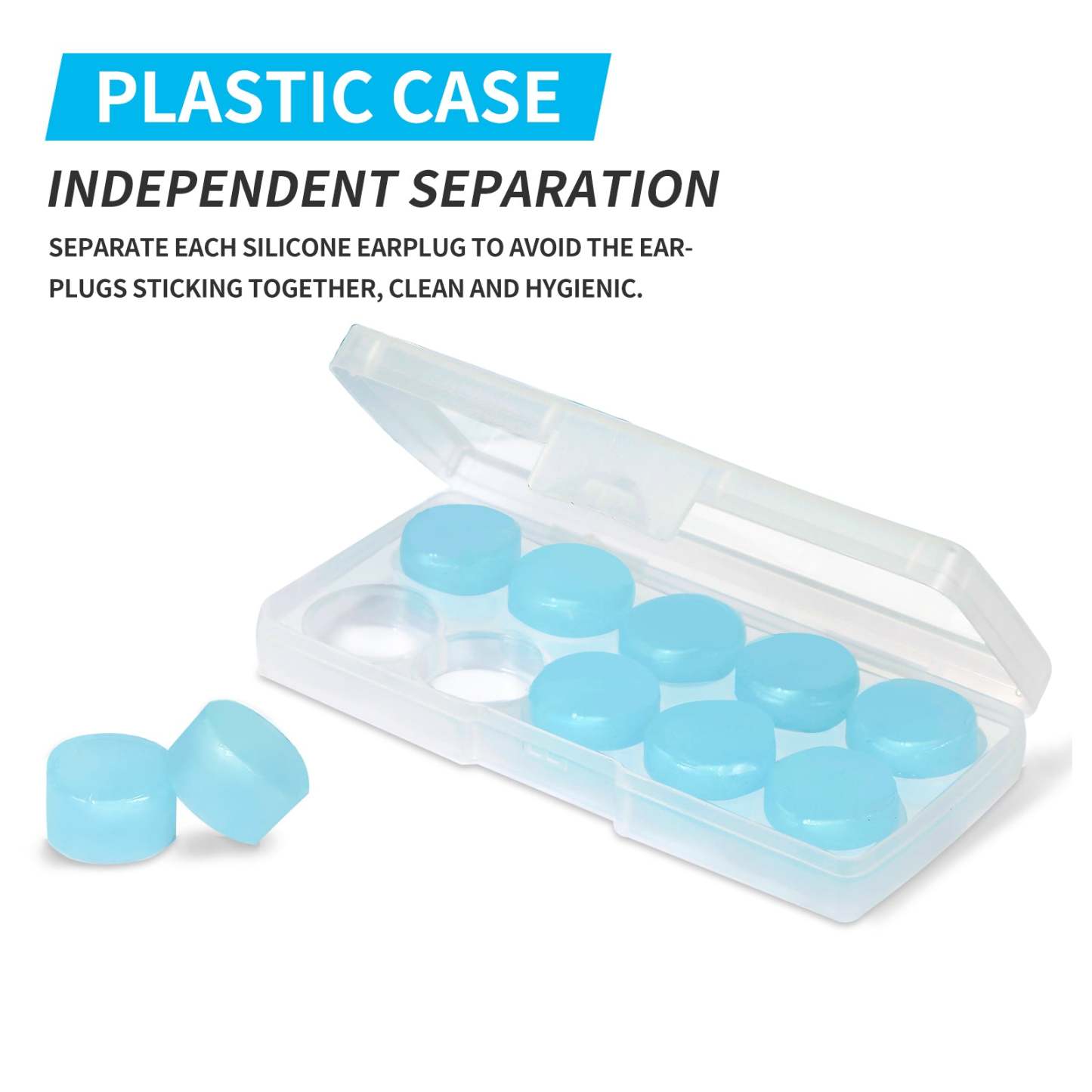 Moldable Soft Ear Plugs for Sleeping, Noise Cancelling and Water Proof Comfy Earplugs for Adult and Kid Water Sports