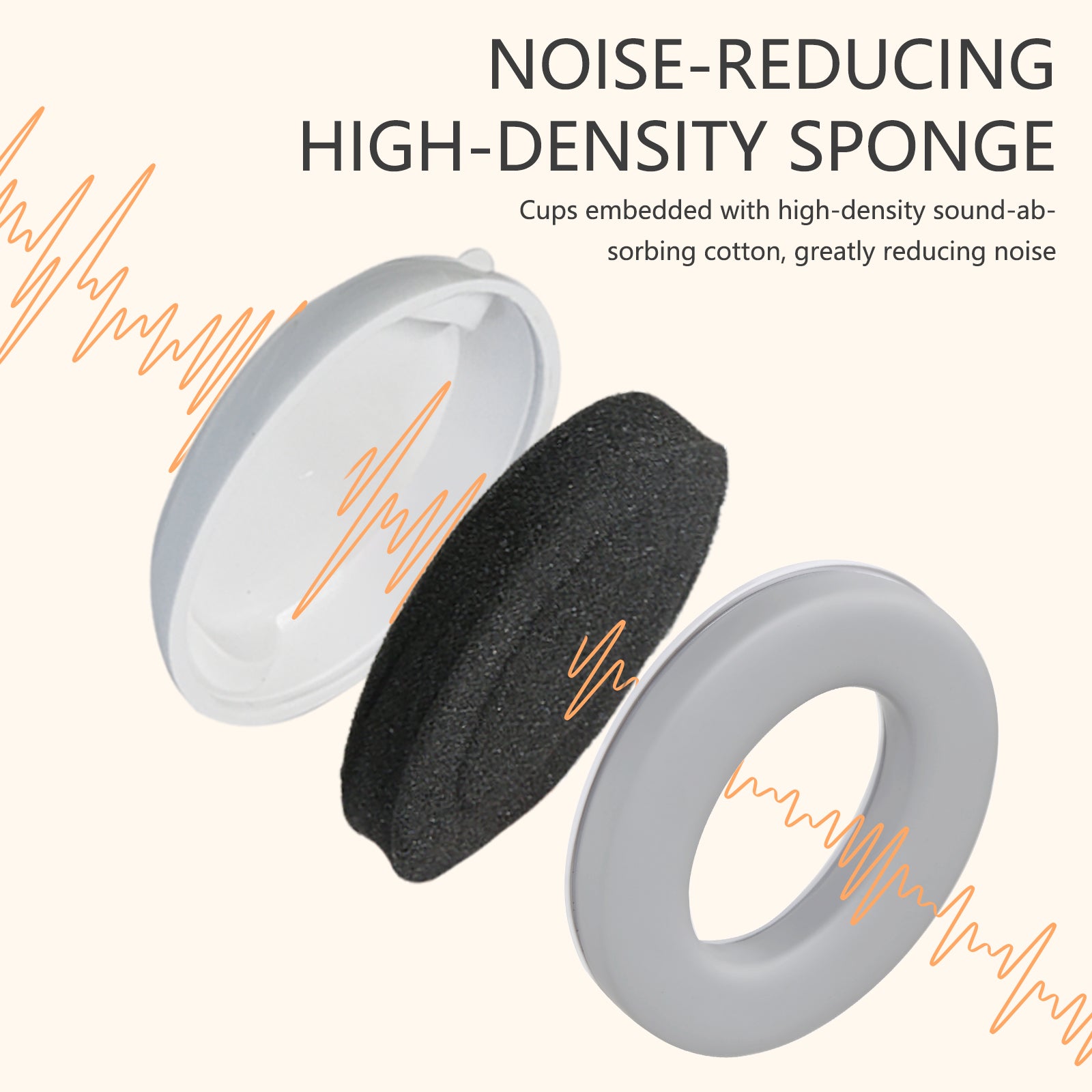 Baby Ear Muffs Noise Blocking for Infants with Elastic Headband，Hearing Protection Earmuffs for Sleep, Travel