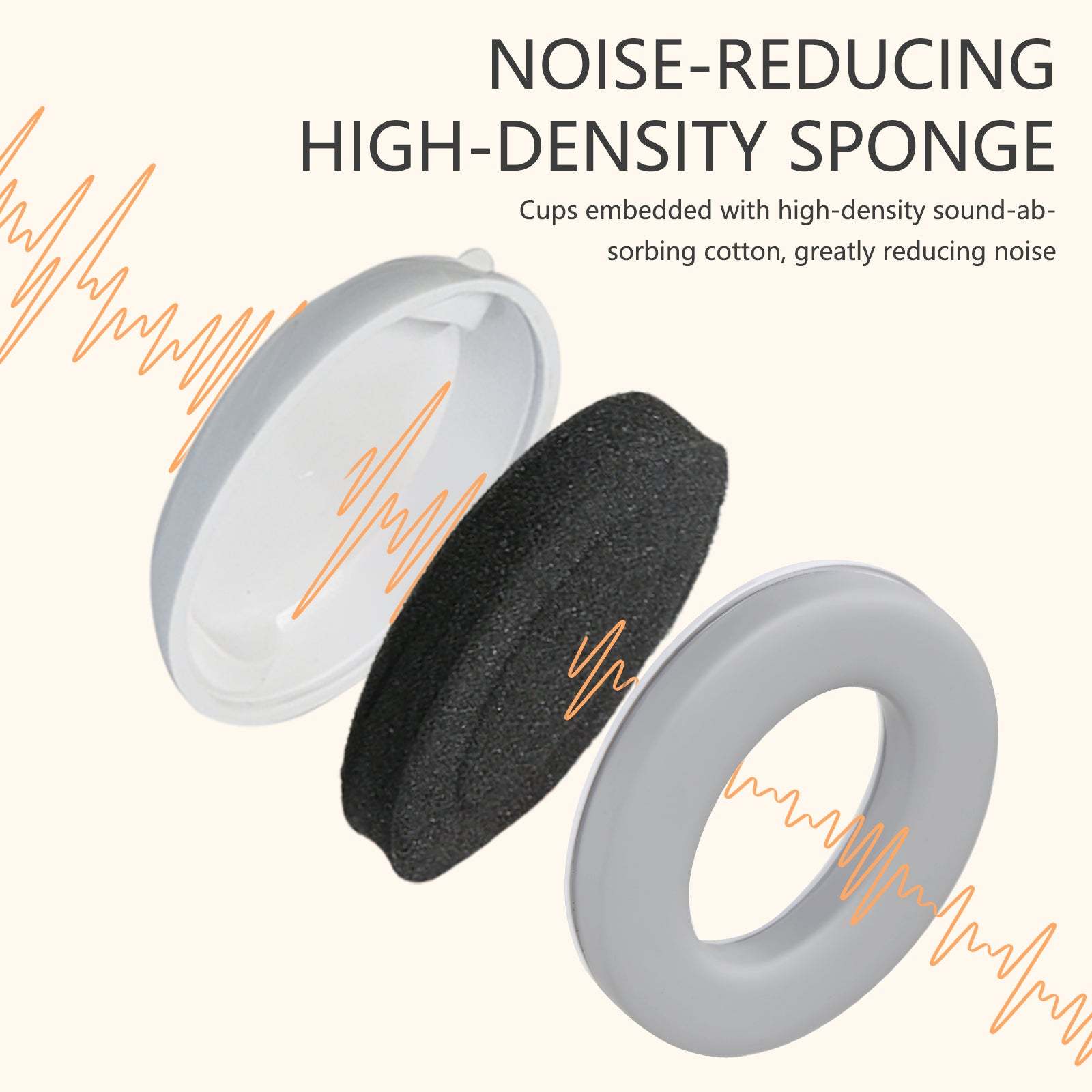 Baby Ear Muffs Noise Blocking for Infants with Elastic Headband，Hearing Protection Earmuffs for Sleep, Travel