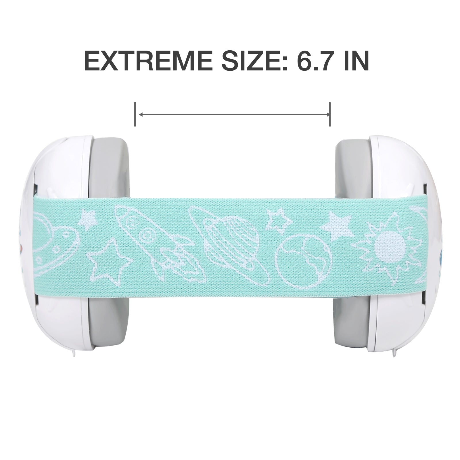 Baby Ear Muffs Noise Blocking for Infants with Elastic Headband，Hearing Protection Earmuffs for Sleep, Travel