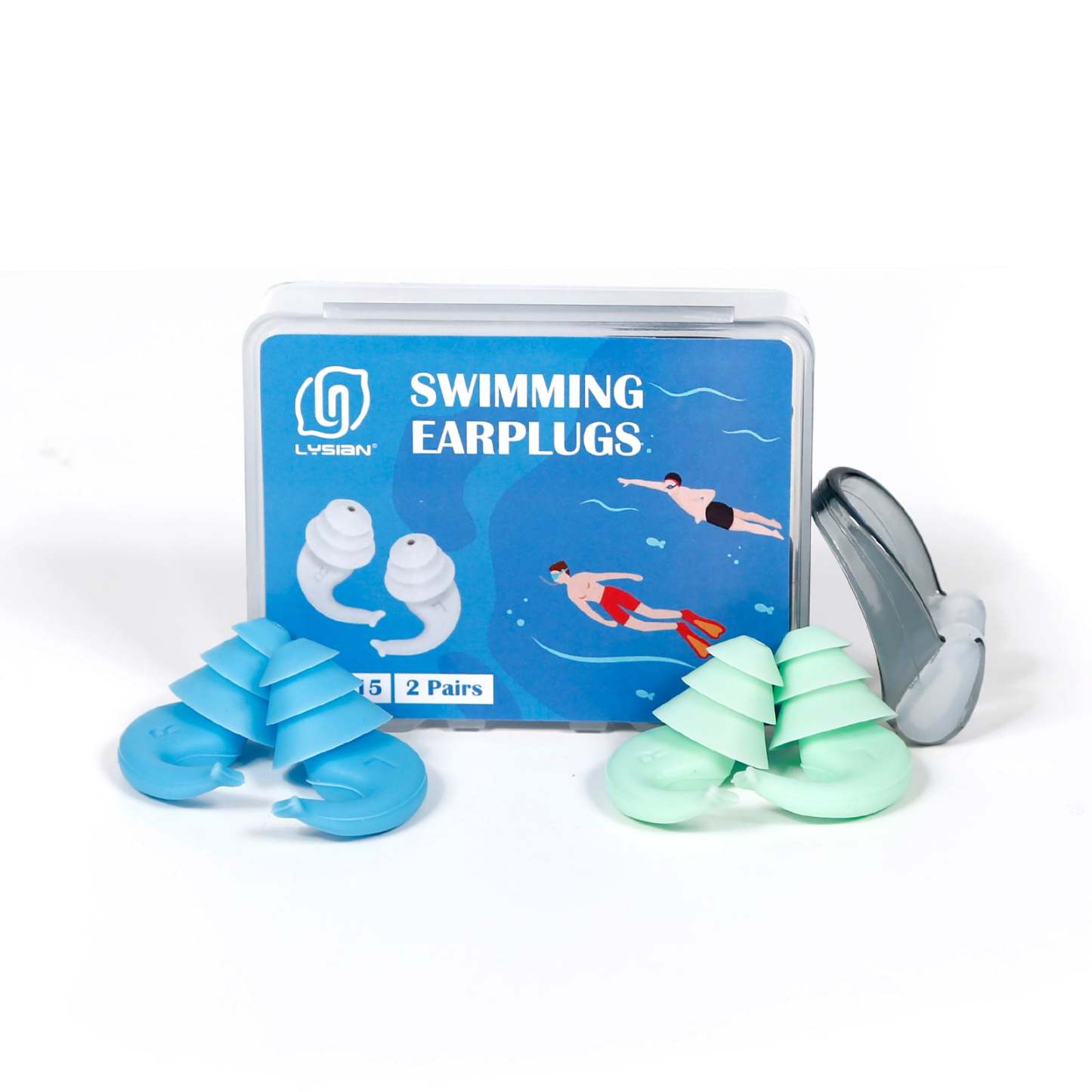 Soft Silicone Earplugs Waterproof Swimming Ear Plugs Reusable Noise Reduction Sleeping Ear Plugs Hearing Protector~p132079897