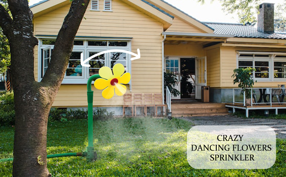crazy daisy dancing sprinkler