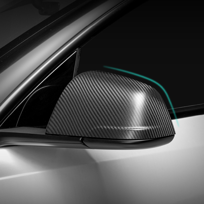 HALOBLK Carbon Fiber Side Mirror Caps – Haloblk