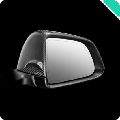 HALOBLK Carbon Fiber Side Mirror Caps