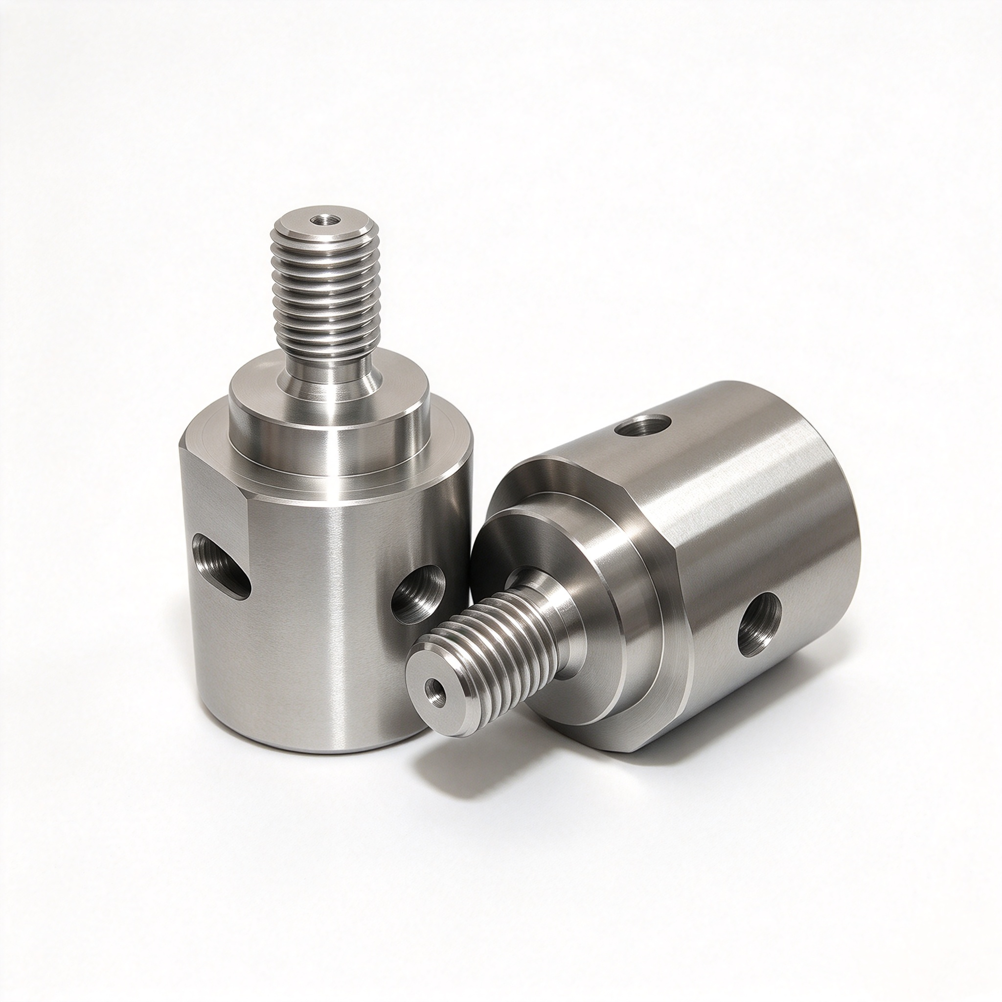 Passivation,stainless steel passivation,chemical passivation,passivated stainless part,anti-corrosion surface treatment,precision threaded shaft,CNC stainless steel fitting,corrosion resistant machined component,passivated mechanical part,metal surface 