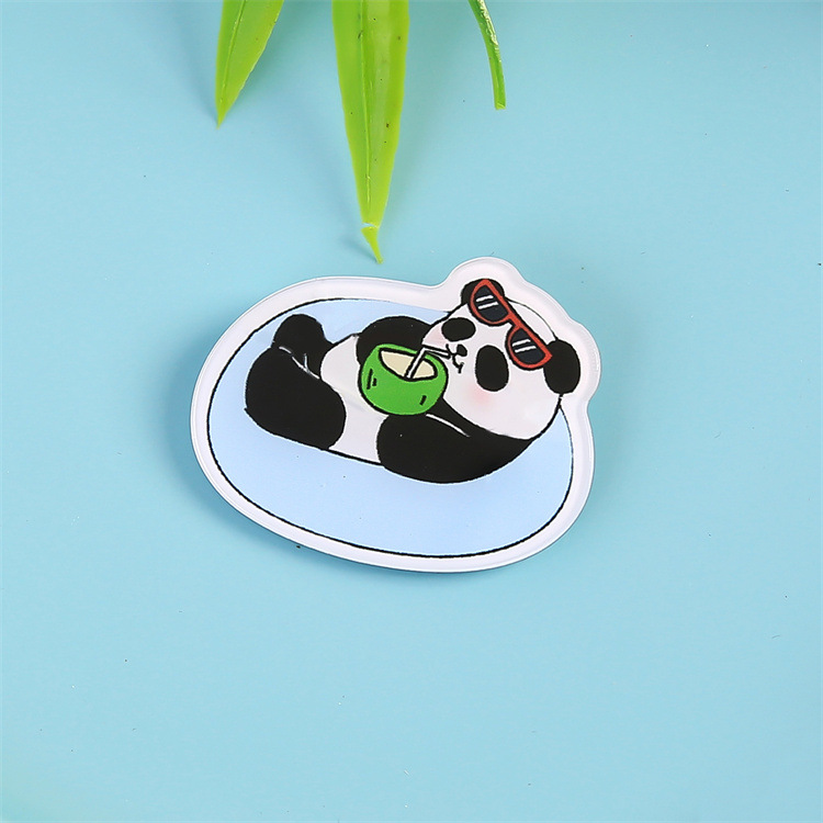 Cute Panda Brooch