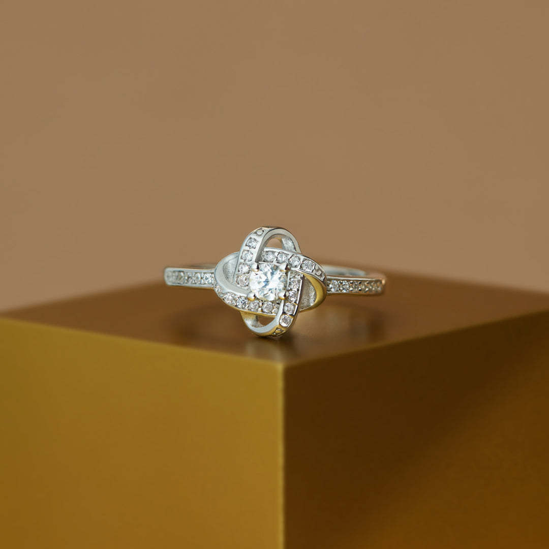 Love Story Endless Knot Ring-belovejewel.com