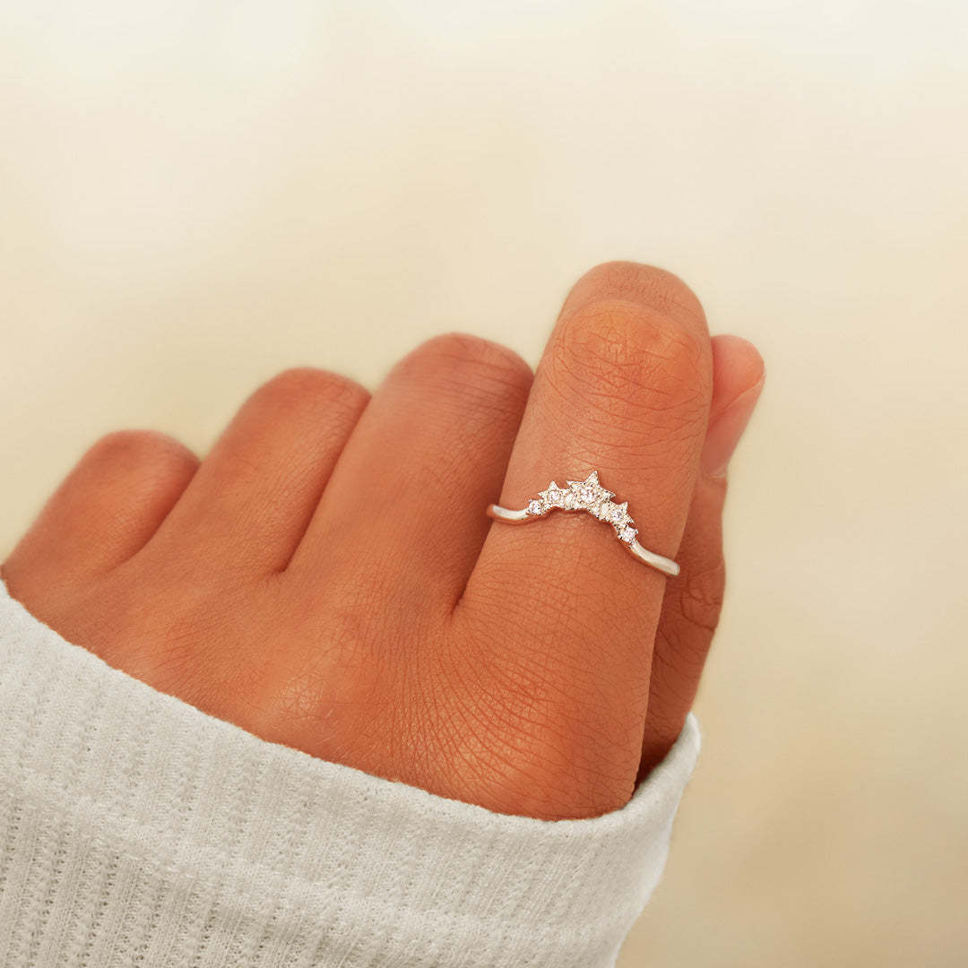 Si-Star Crown Of Stars Ring-belovejewel.com